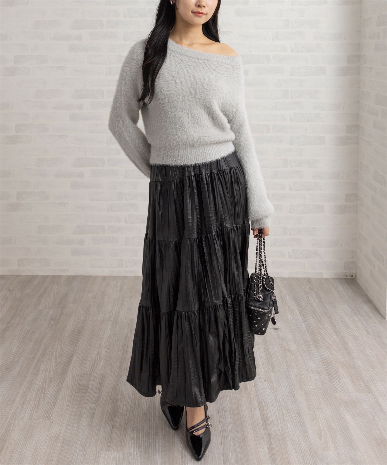 162cm/ライトグレー