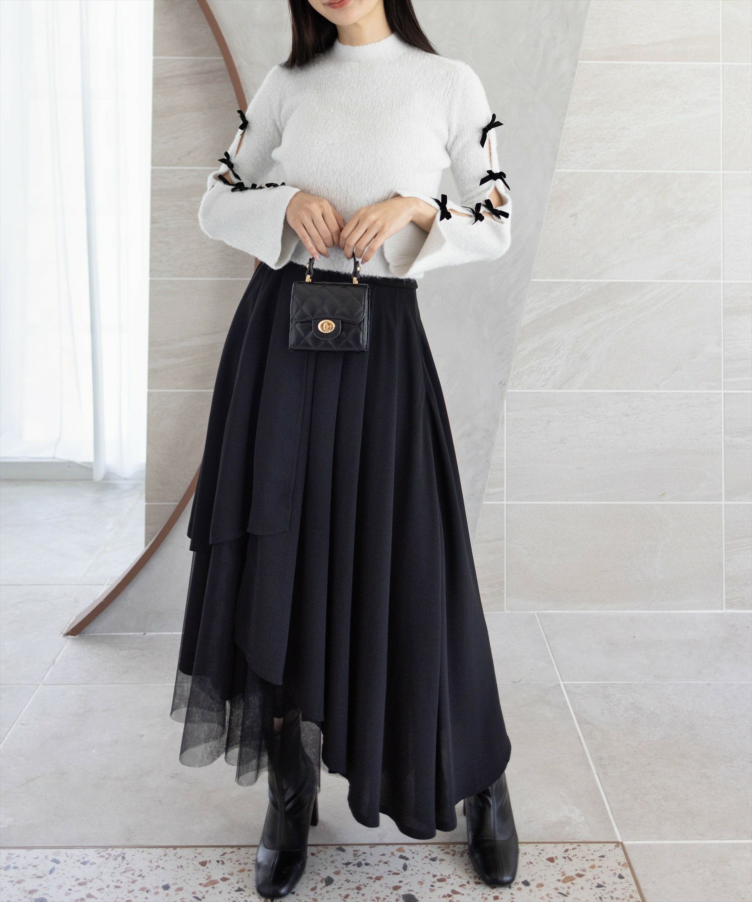 165cm/アイボリー