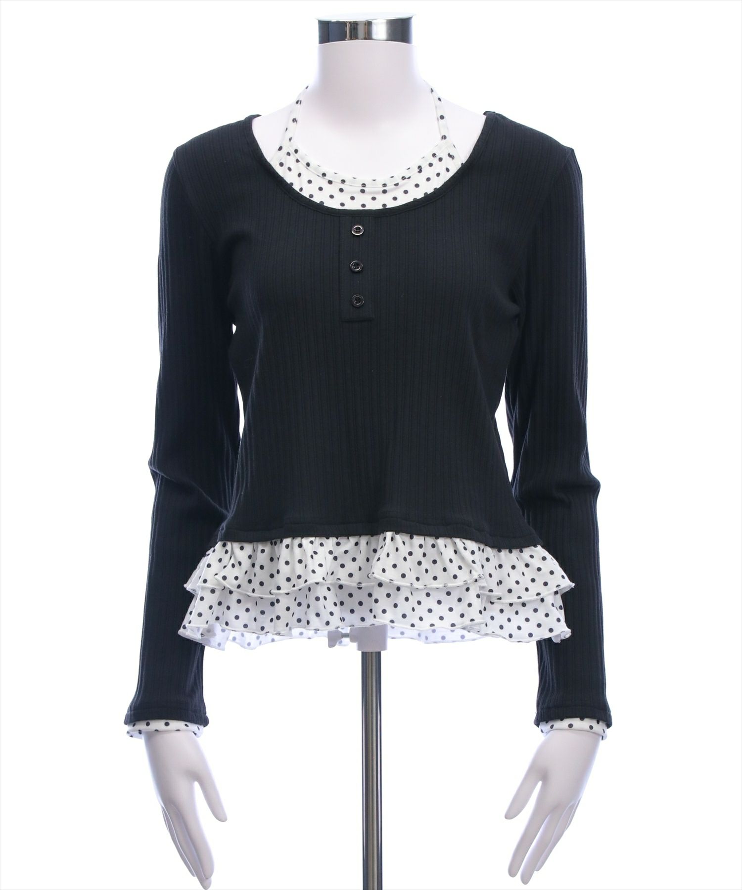 ブラック×ドット