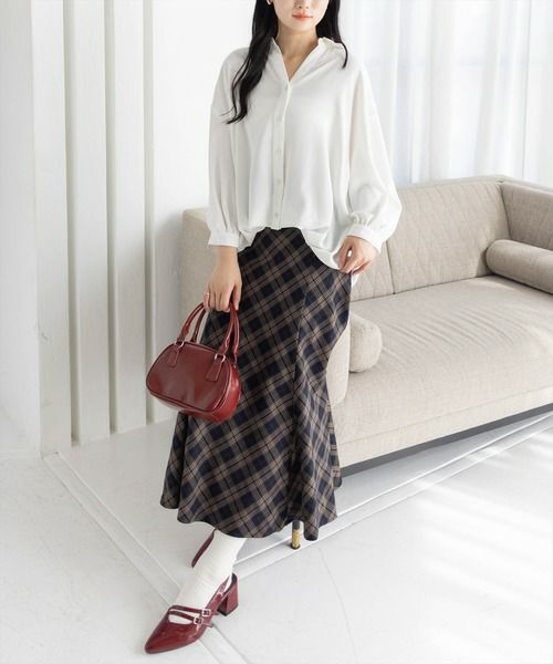 162cm/オフホワイト着用