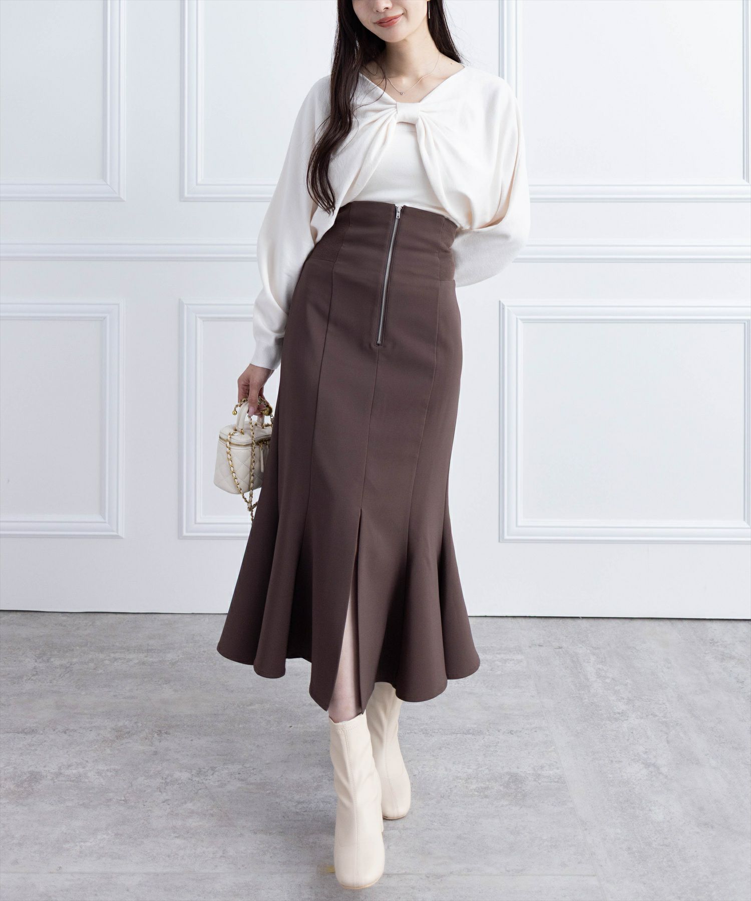 165cm/アイボリー