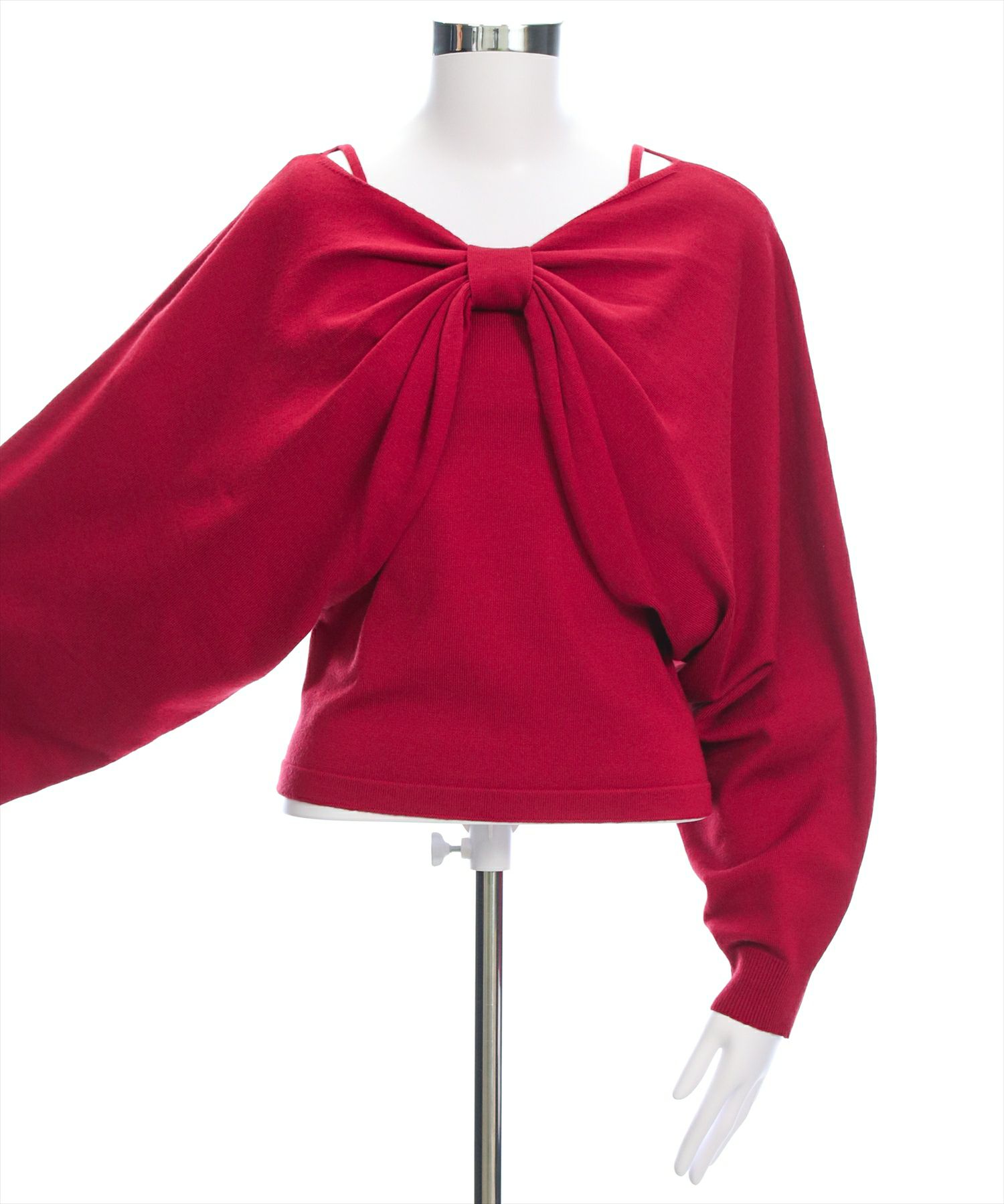 ⭐️リボン⭐️タブリエ clear≪AW新作/新色追加≫マルチwayリボンアンサンブルニットトップス