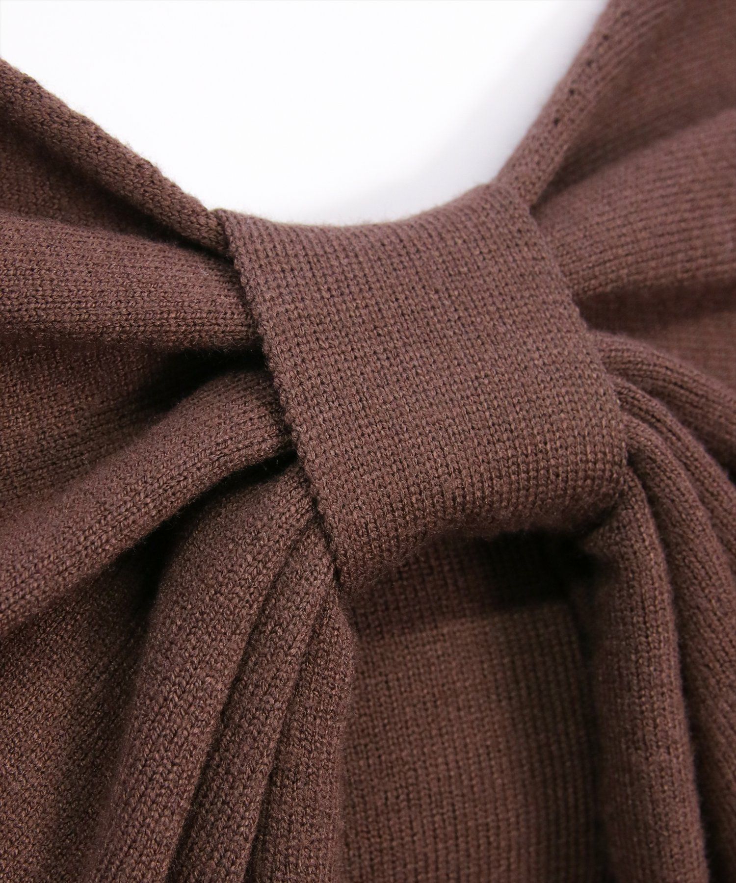 clear≪AW新作/新色追加≫マルチwayリボンアンサンブルニットトップス