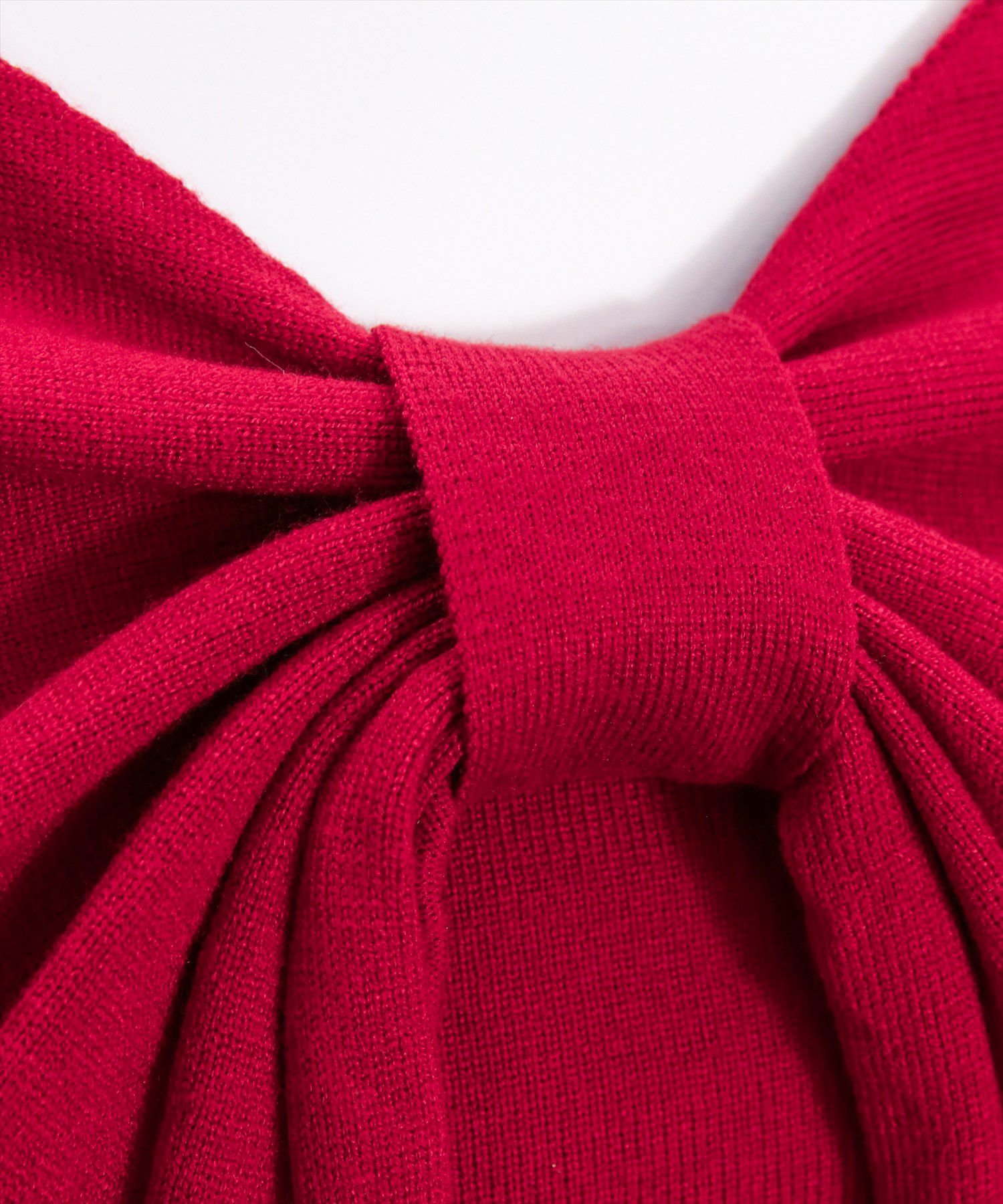 clear≪AW新作/新色追加≫マルチwayリボンアンサンブルニットトップス