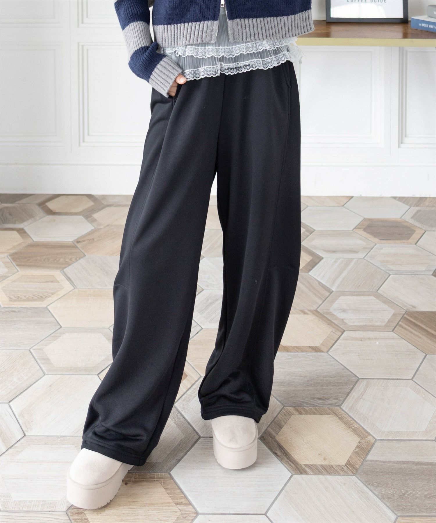 clear≪AW新作≫カーブスウェットパンツ[CL9398] | レディース