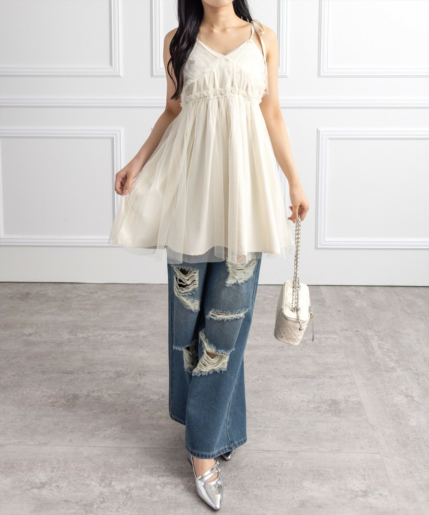 162㎝/アイボリー