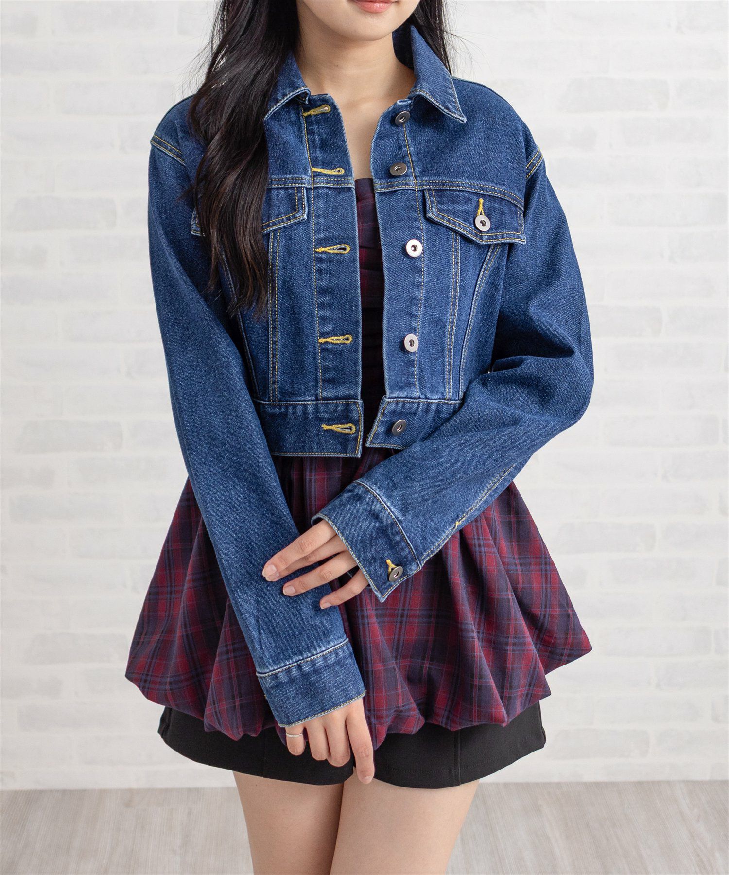 162cm/ブルー着用