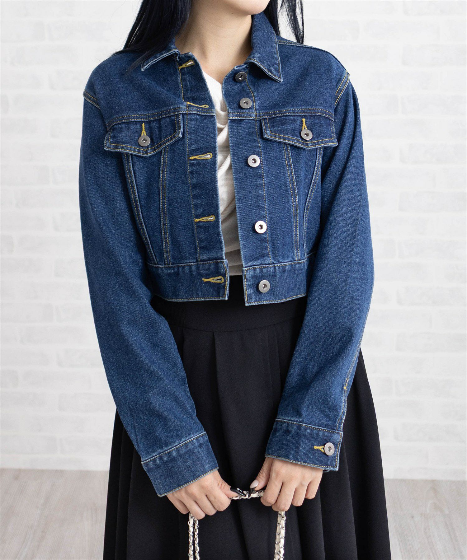 162cm/ブルー着用