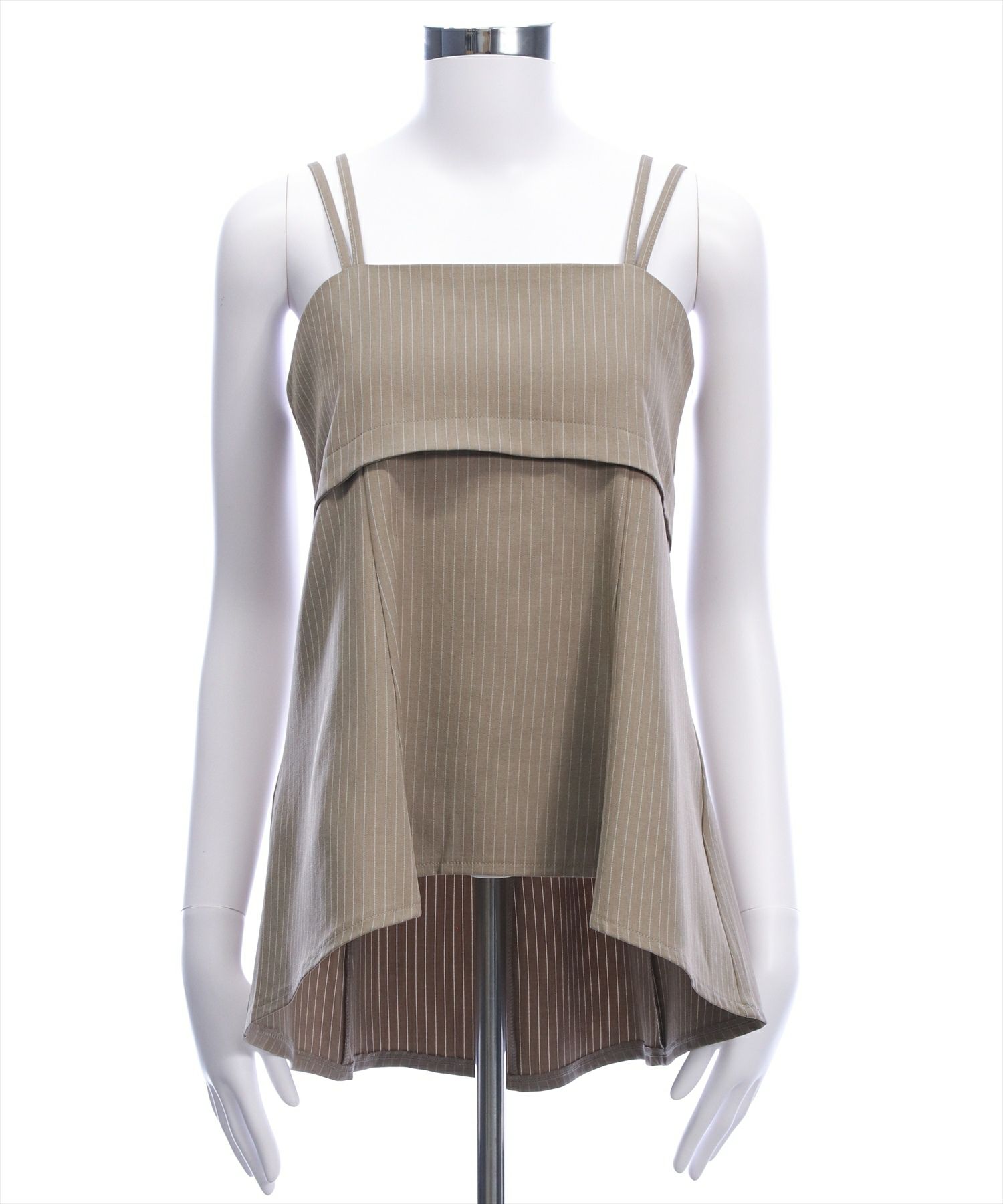 ベージュストライプ	