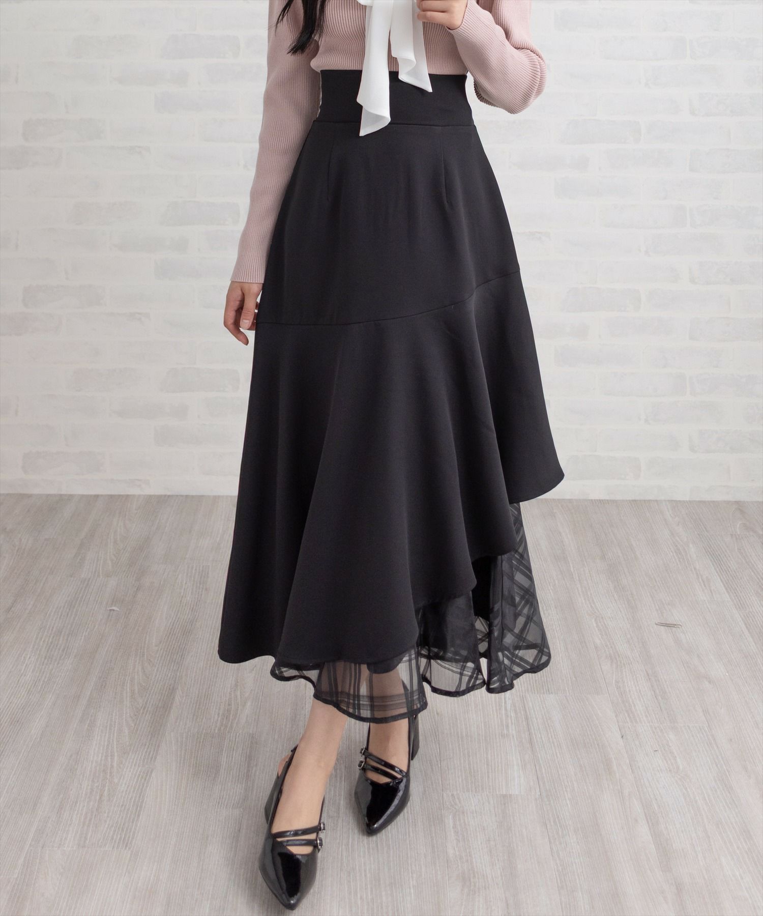 CLEAR BASIC≪AW新作/新色追加≫シアーチェックドッキング