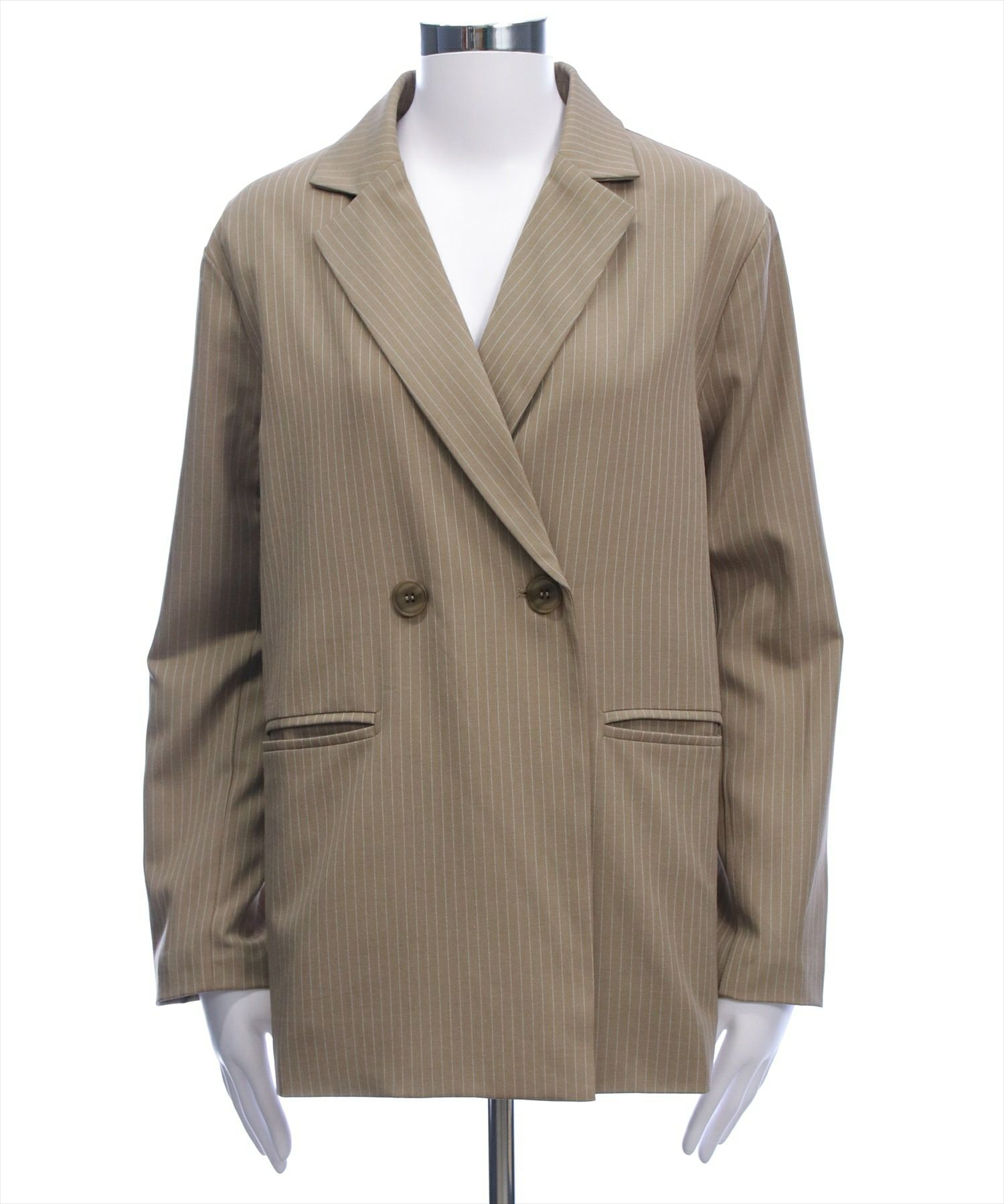 ベージュストライプ