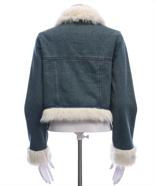 clear≪AW新作≫デニムファージャケット(セット可)[CL9304