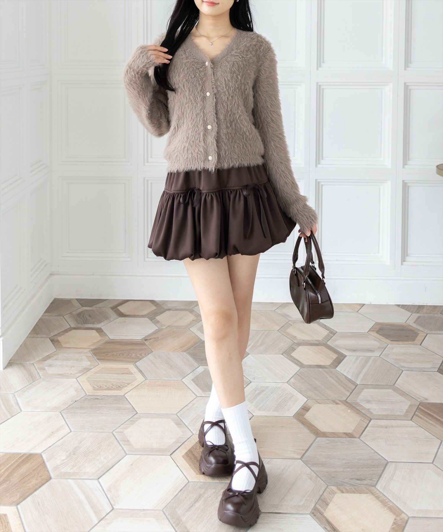 165cm/グレージュ