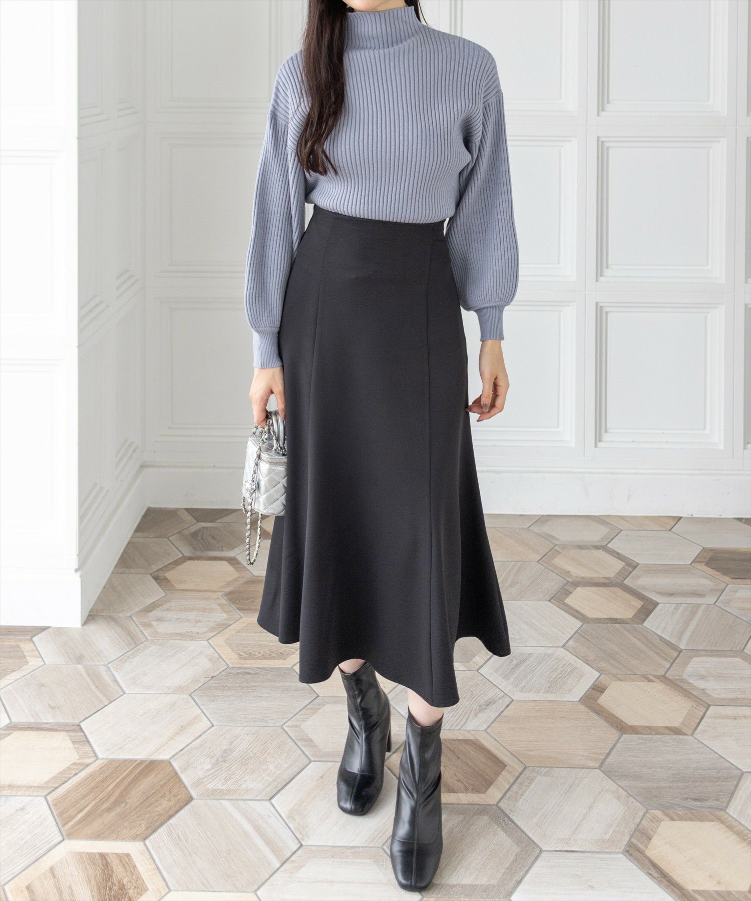 165cm/ブルーグレー