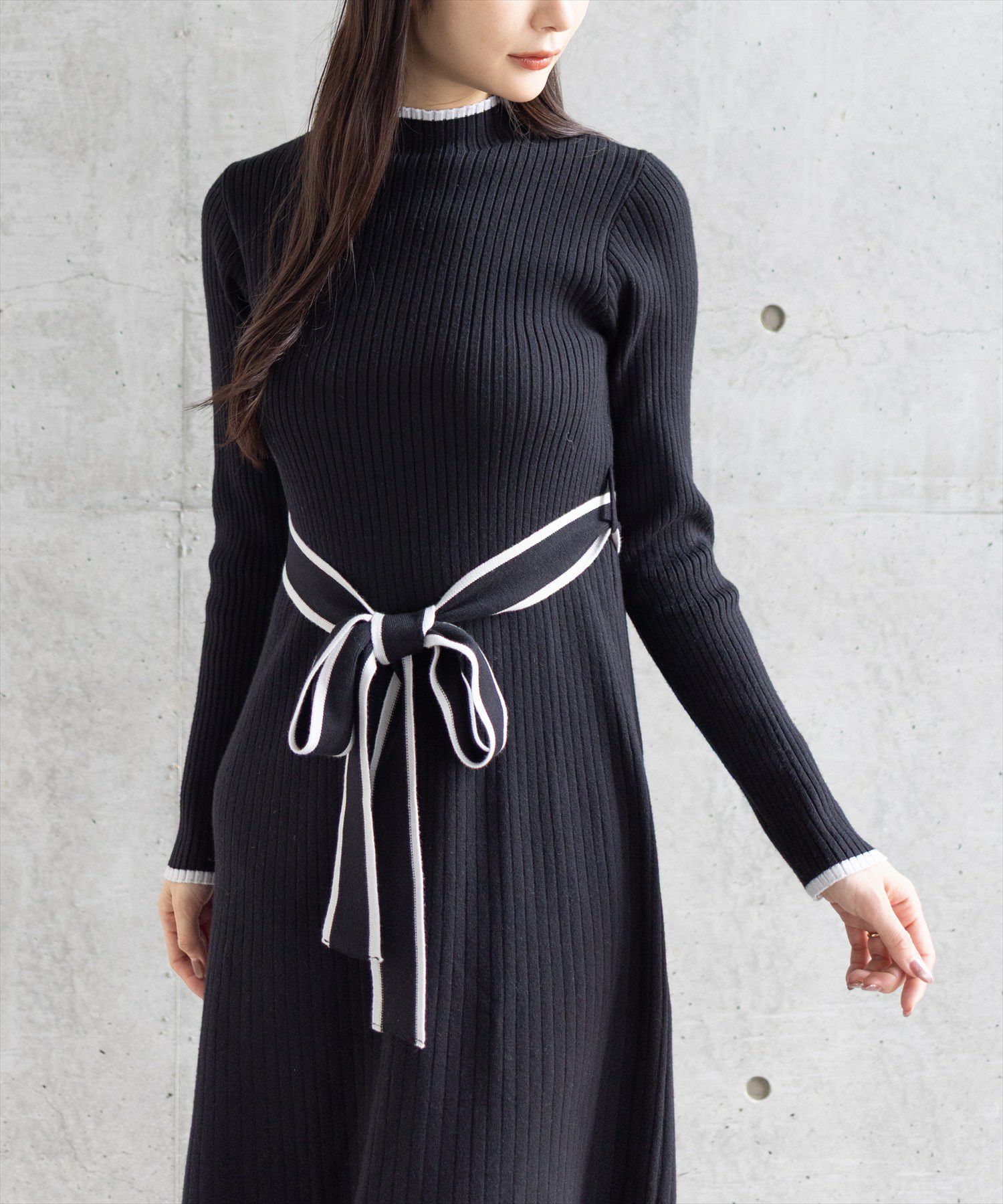 165cm/ブラック着用