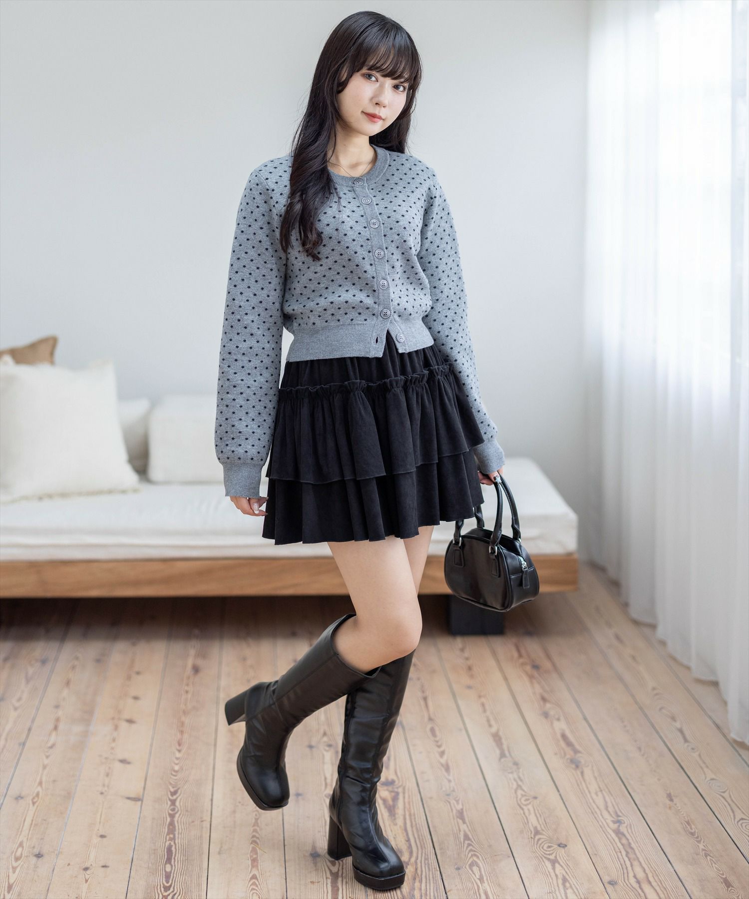 162ｃｍ/グレー