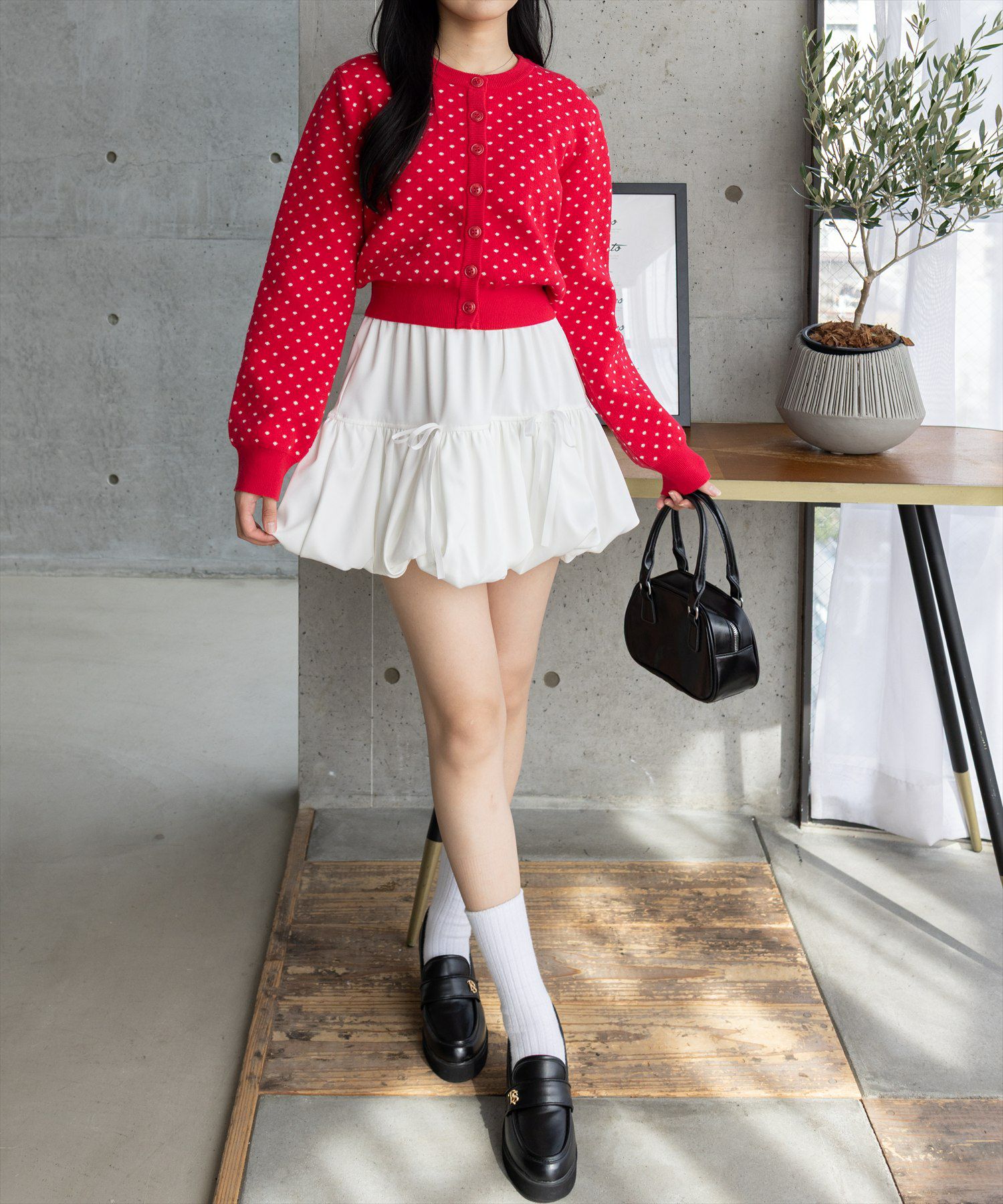 162cm/レッド