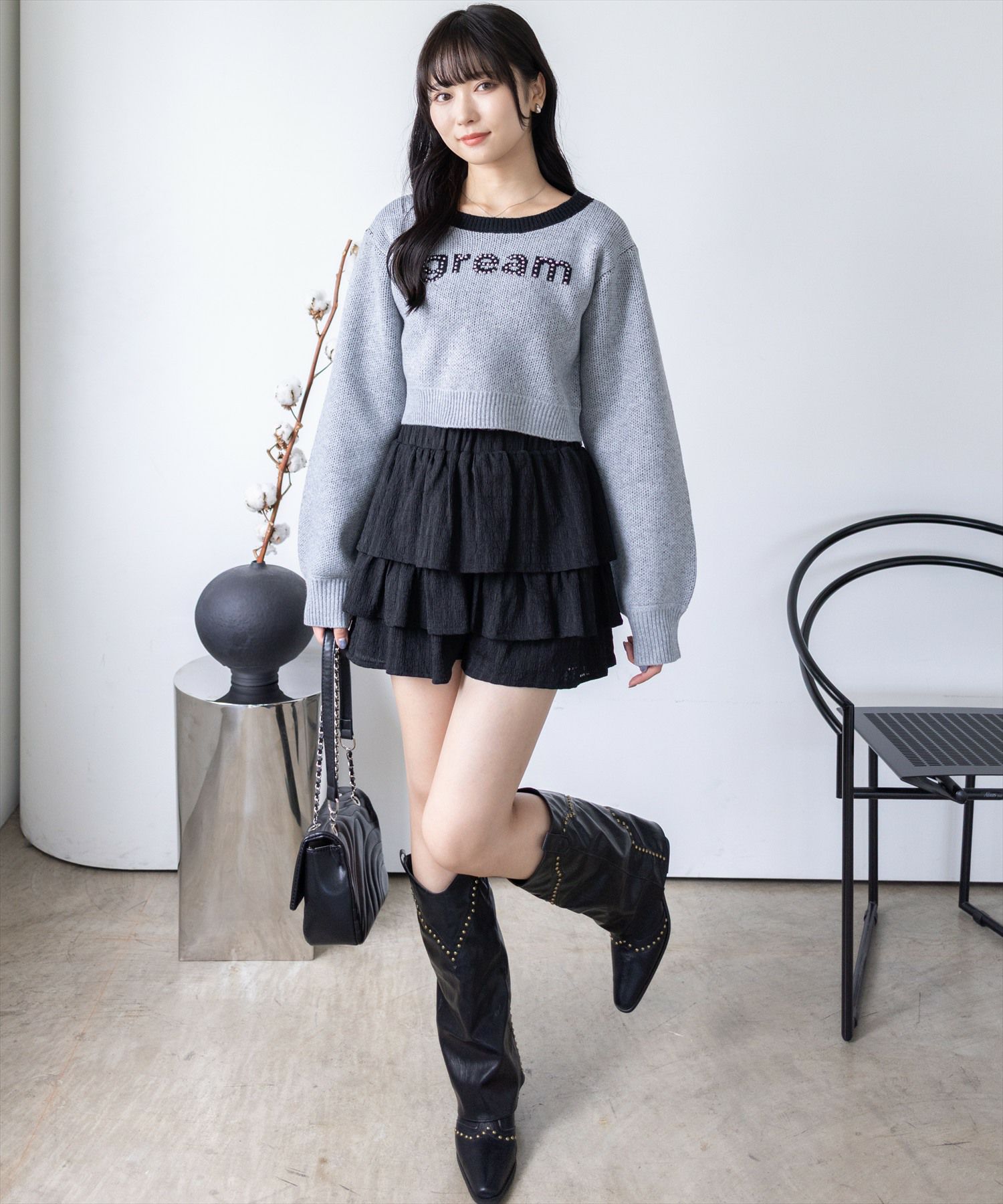 162cm/グレー
