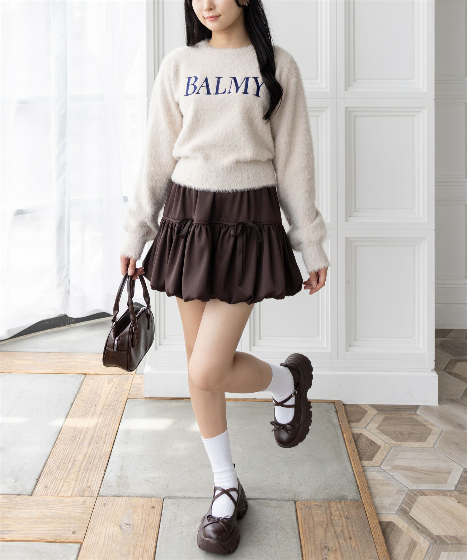 162cm/ベージュ
