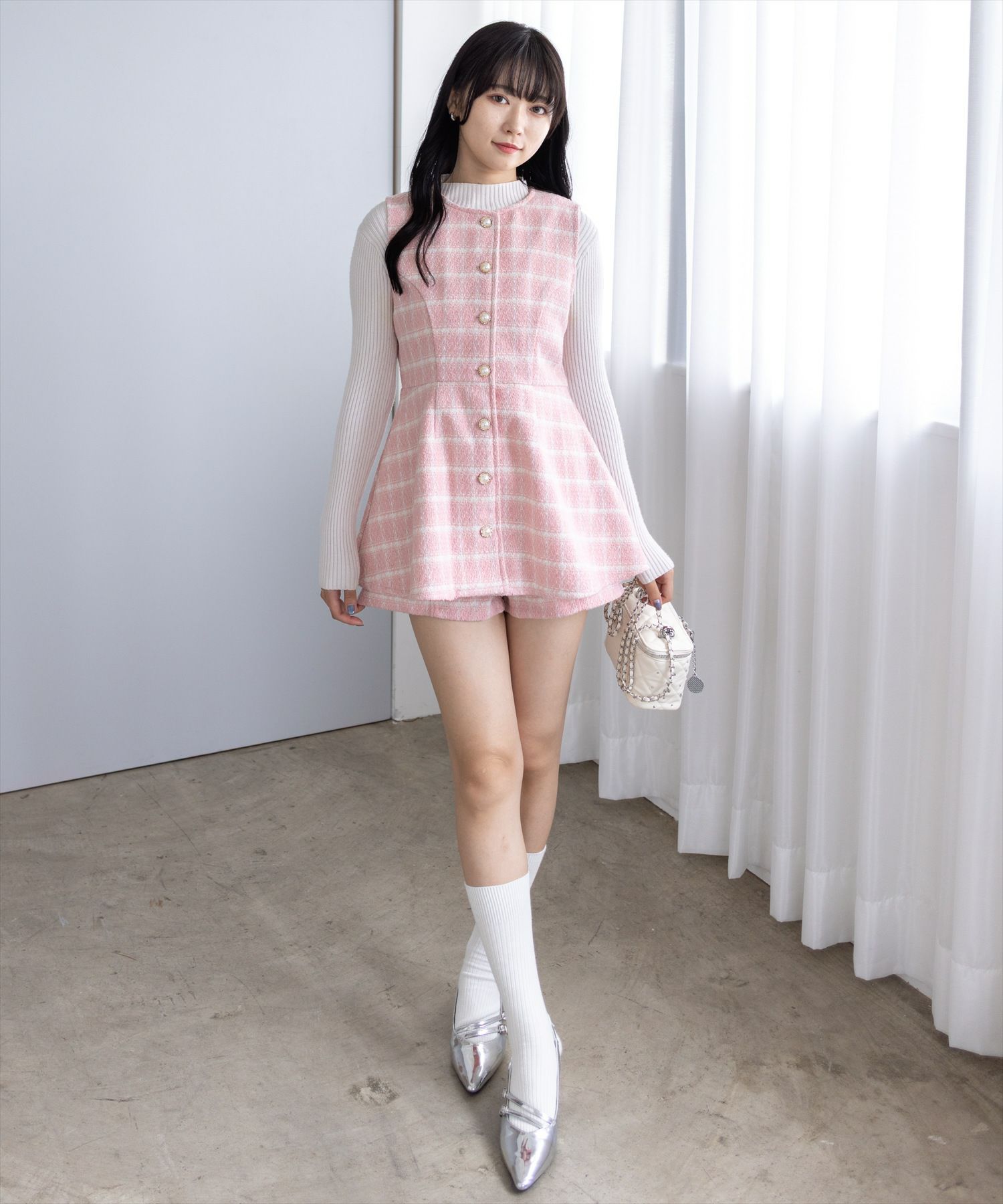 162cm/ピンク