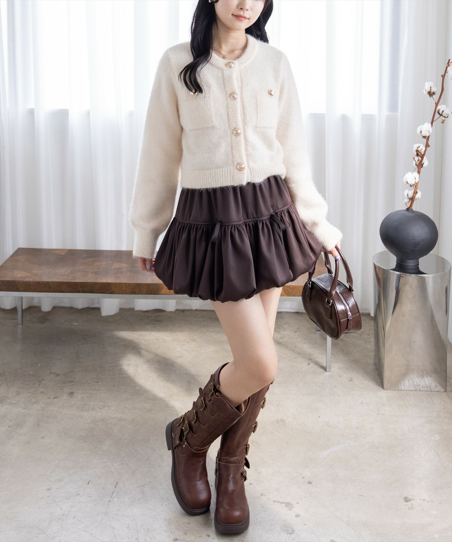 162cm/アイボリー