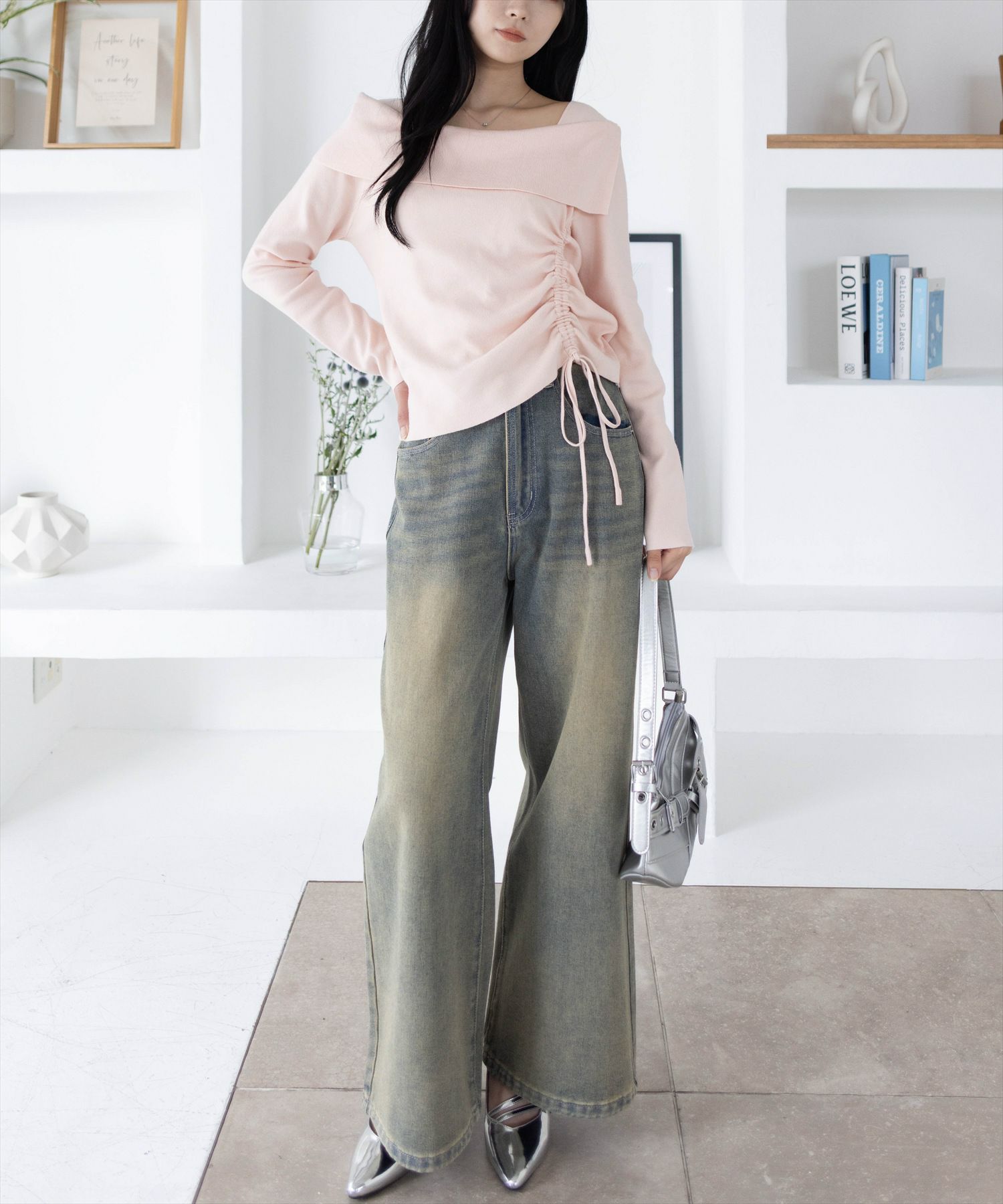 162cm/ピンク