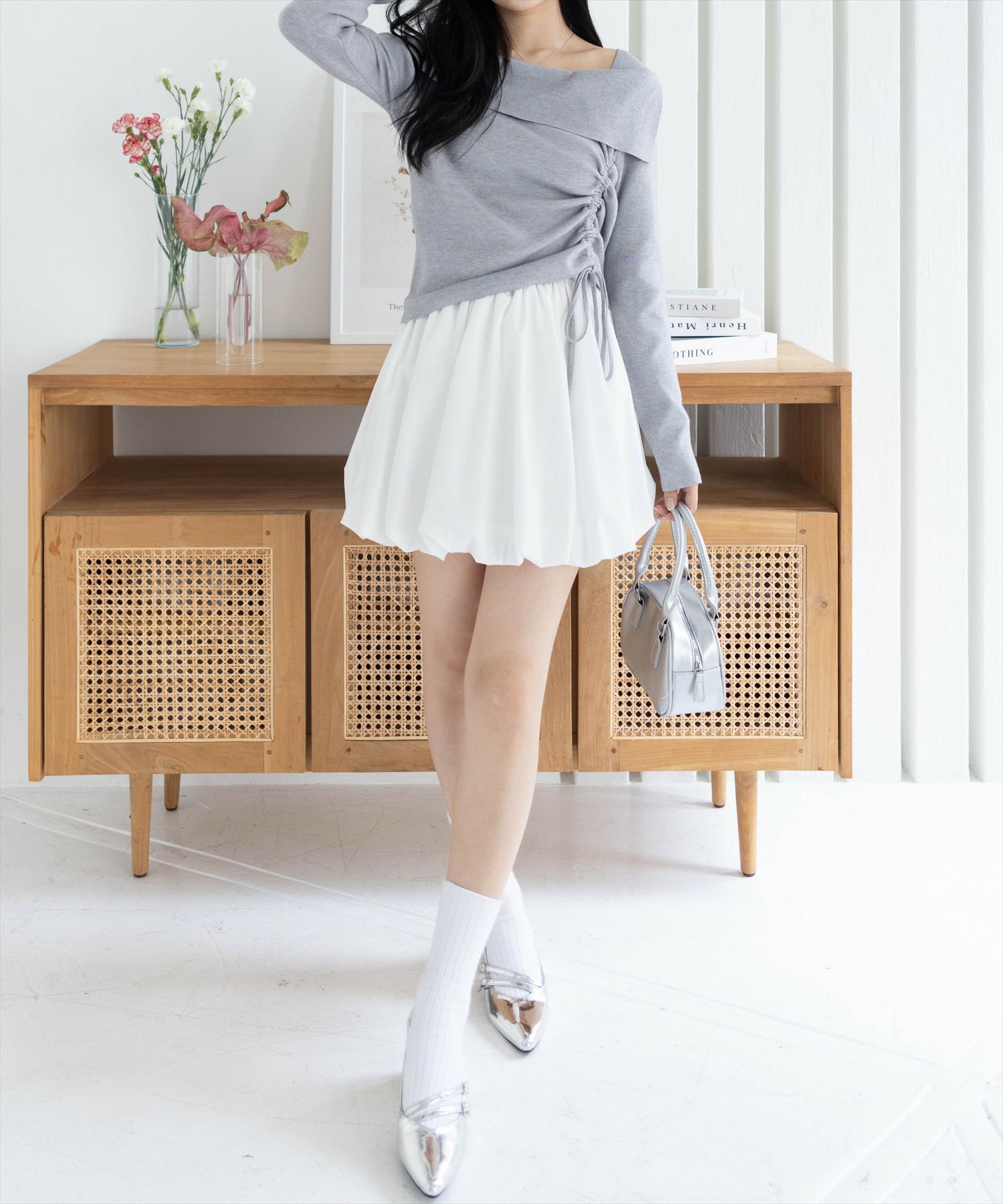 162cm/グレー