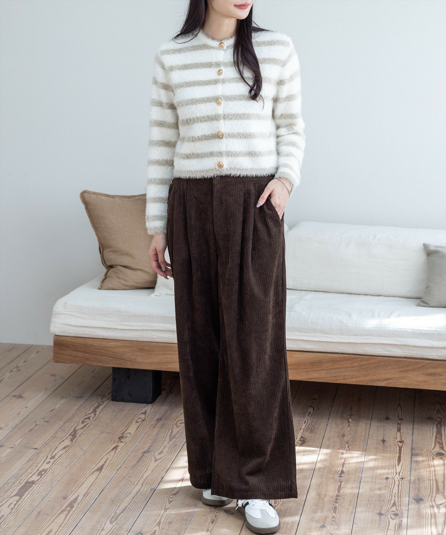 165cm/グレージュ