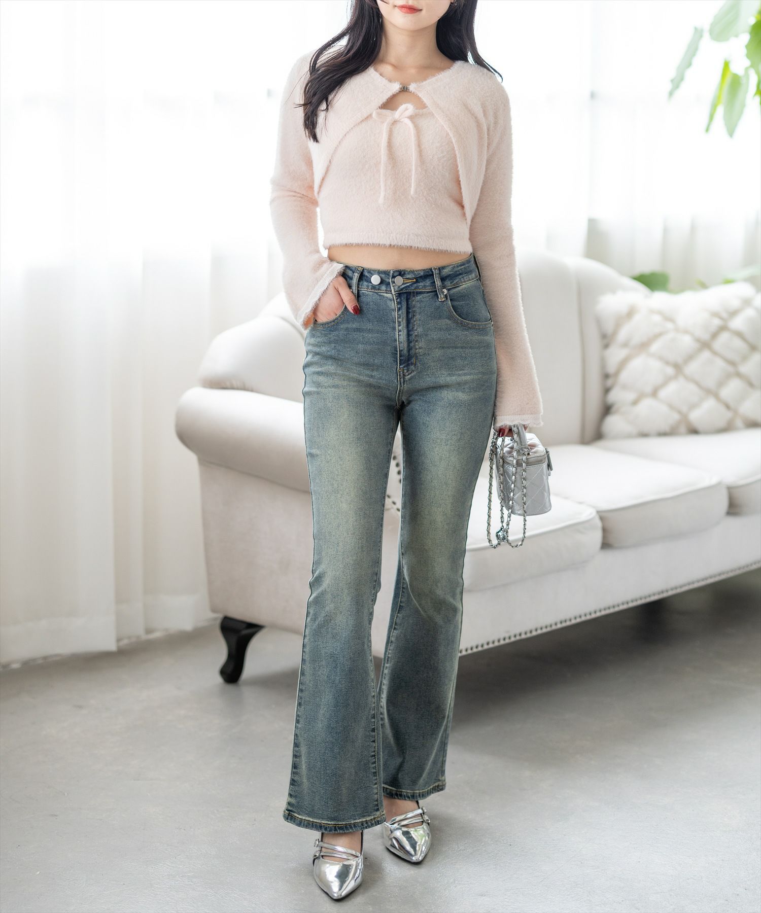 162cm/ピンク