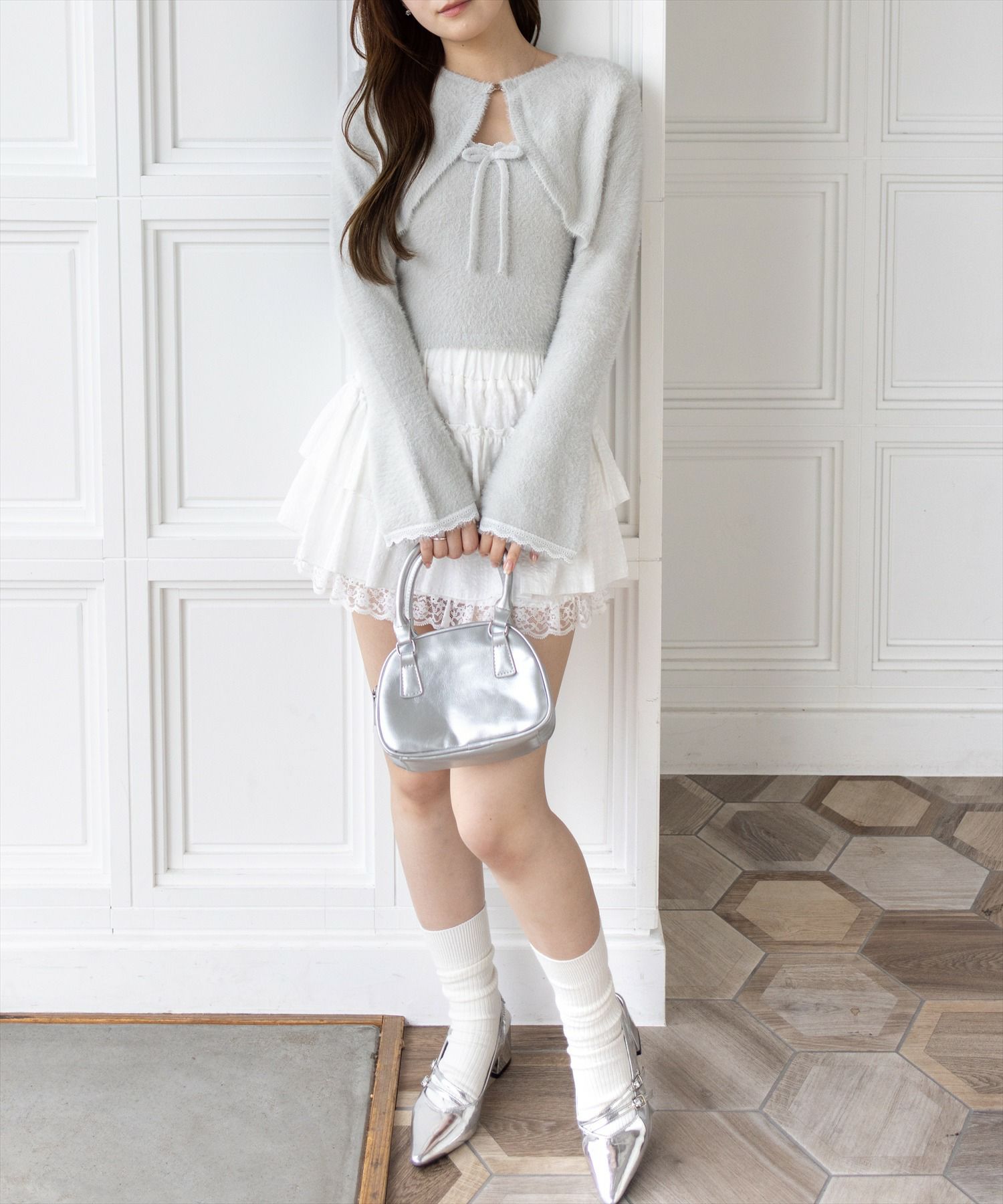 161cm/ブルーグレー