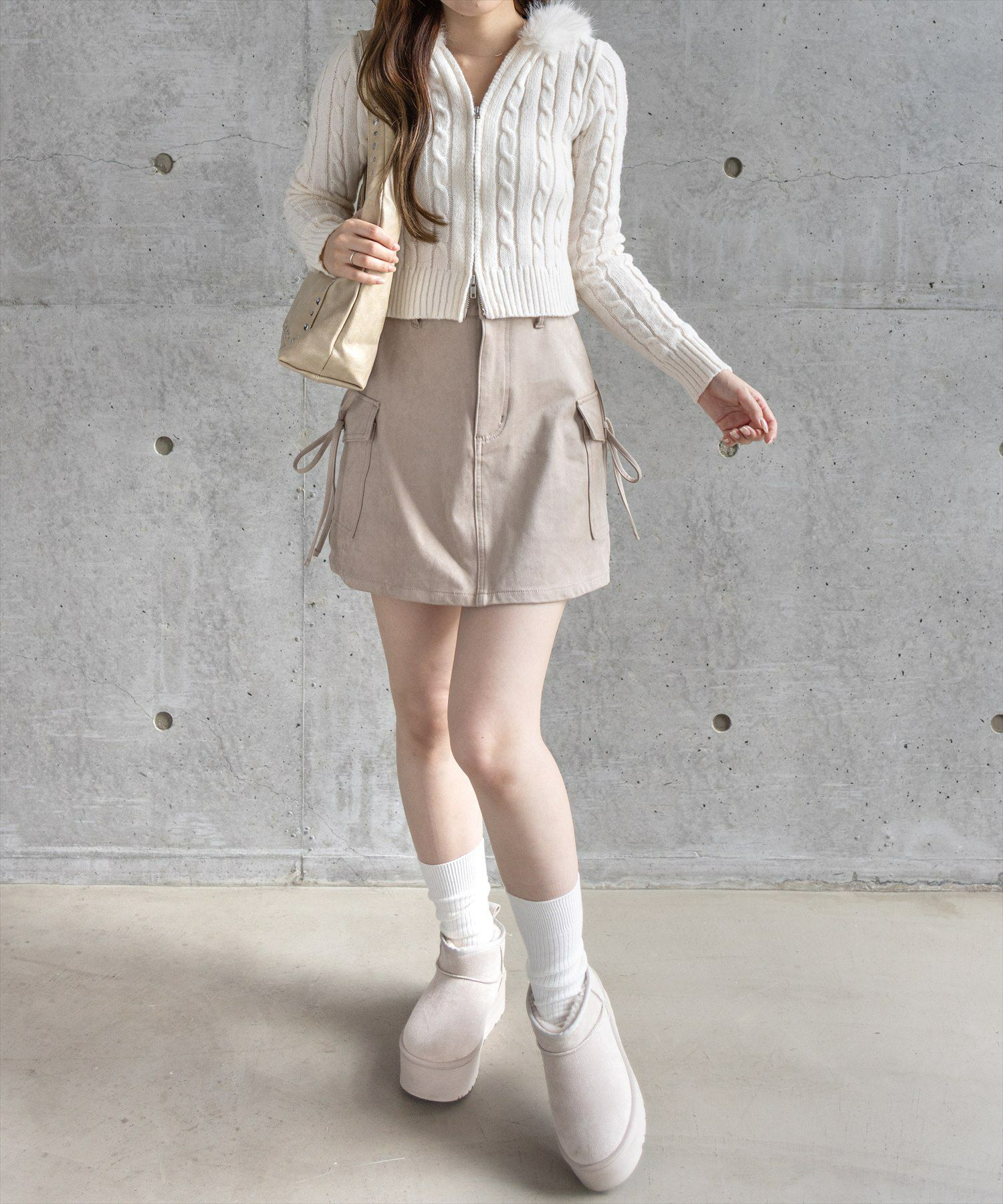 163㎝/ベージュ