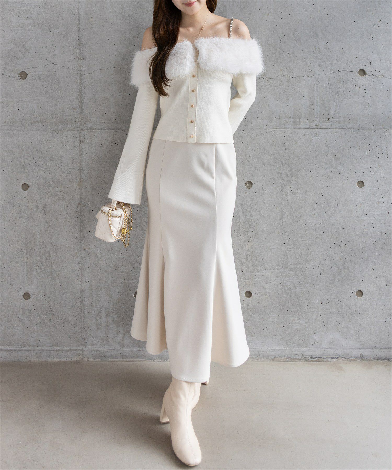 162cm/アイボリー