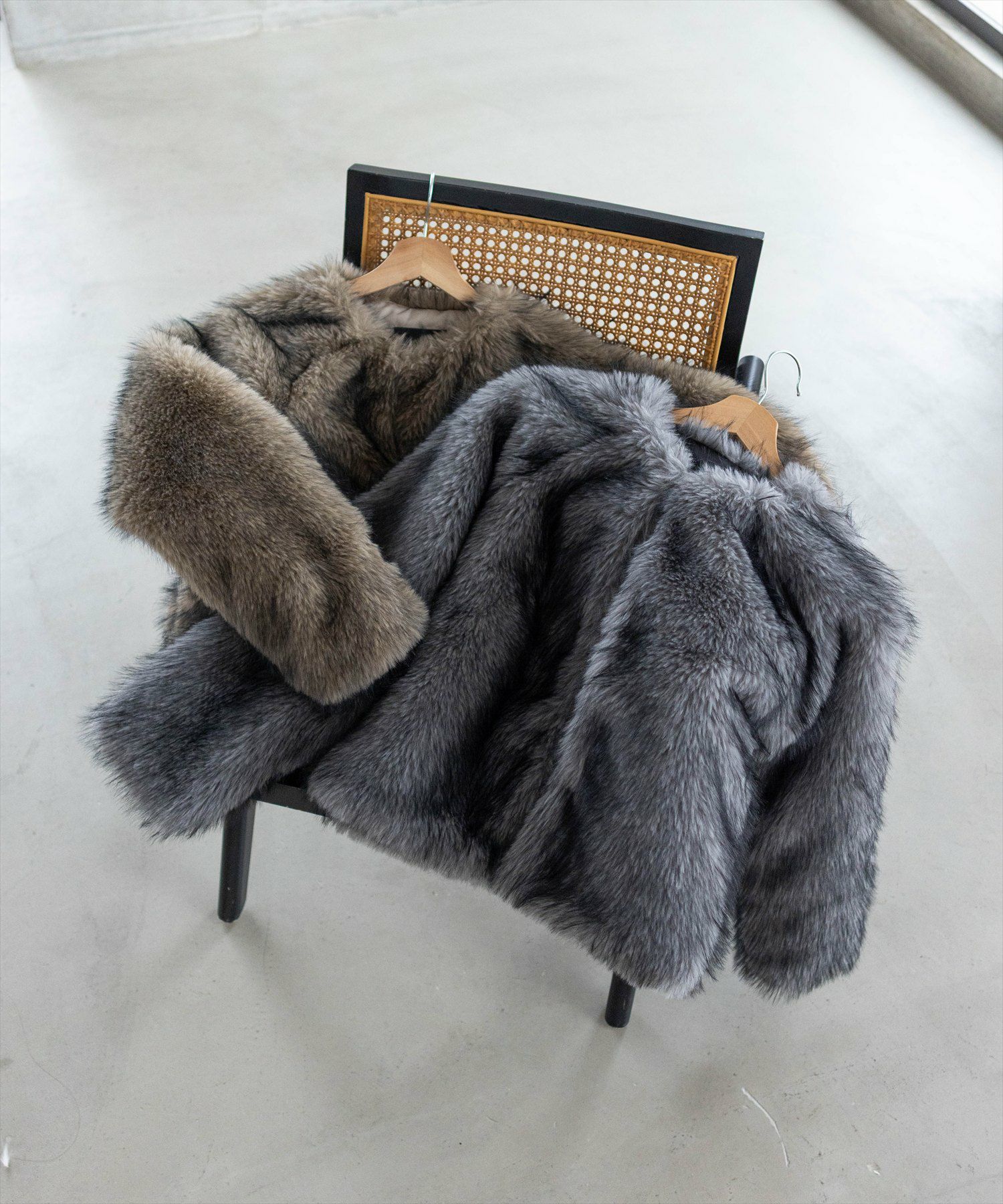 clear≪AW新作≫ミックスファージャケット[CL9064] | レディース