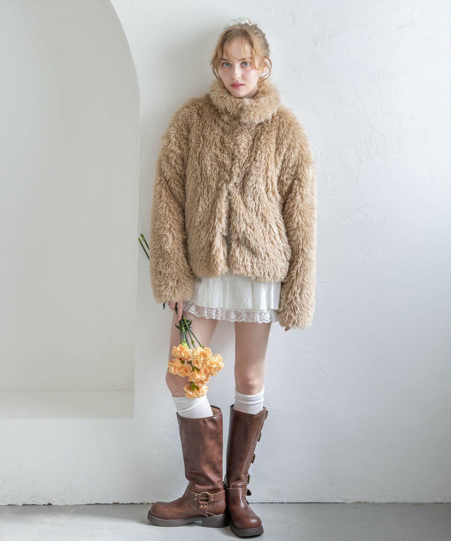 clear プードルファージャケット[CL9066] | レディースファッション