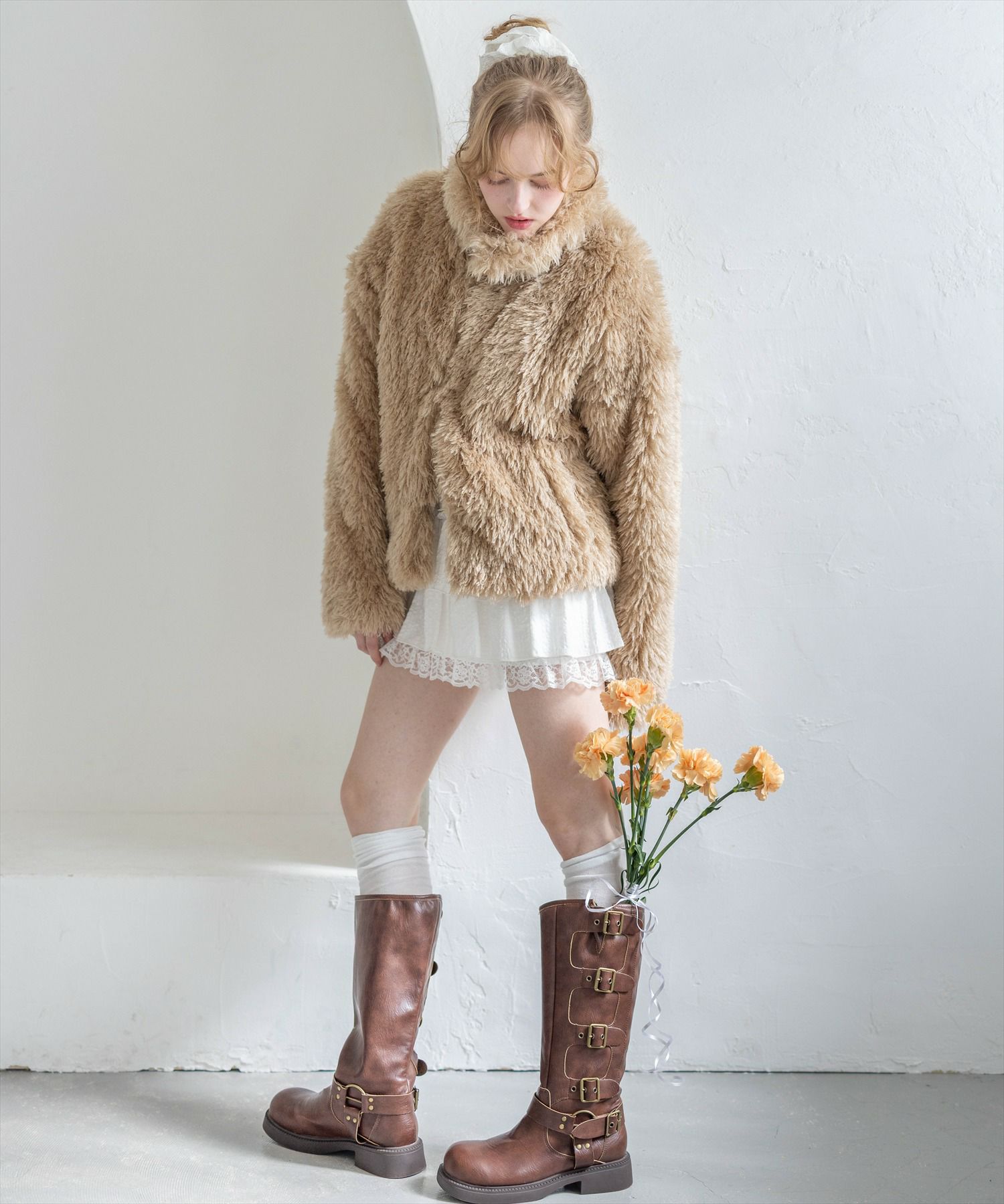 clear プードルファージャケット[CL9066] | レディースファッション