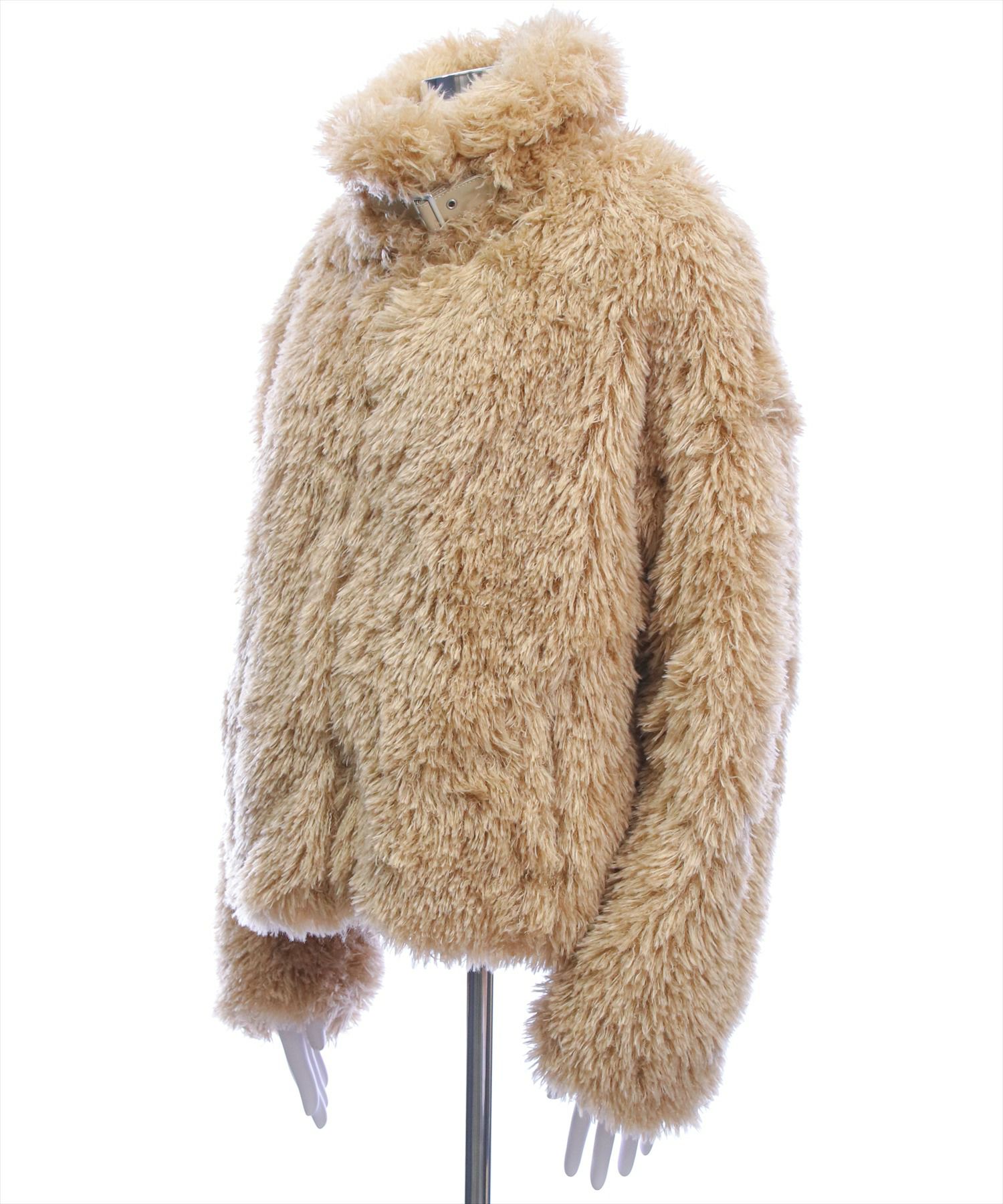 y2k ベージュ フリンジ ファーコートSTRIKE A POSE 値下げ不可 y2k ベージュ フリンジ ファーコートSTRIKE A POSE 値下げ不可 y2k