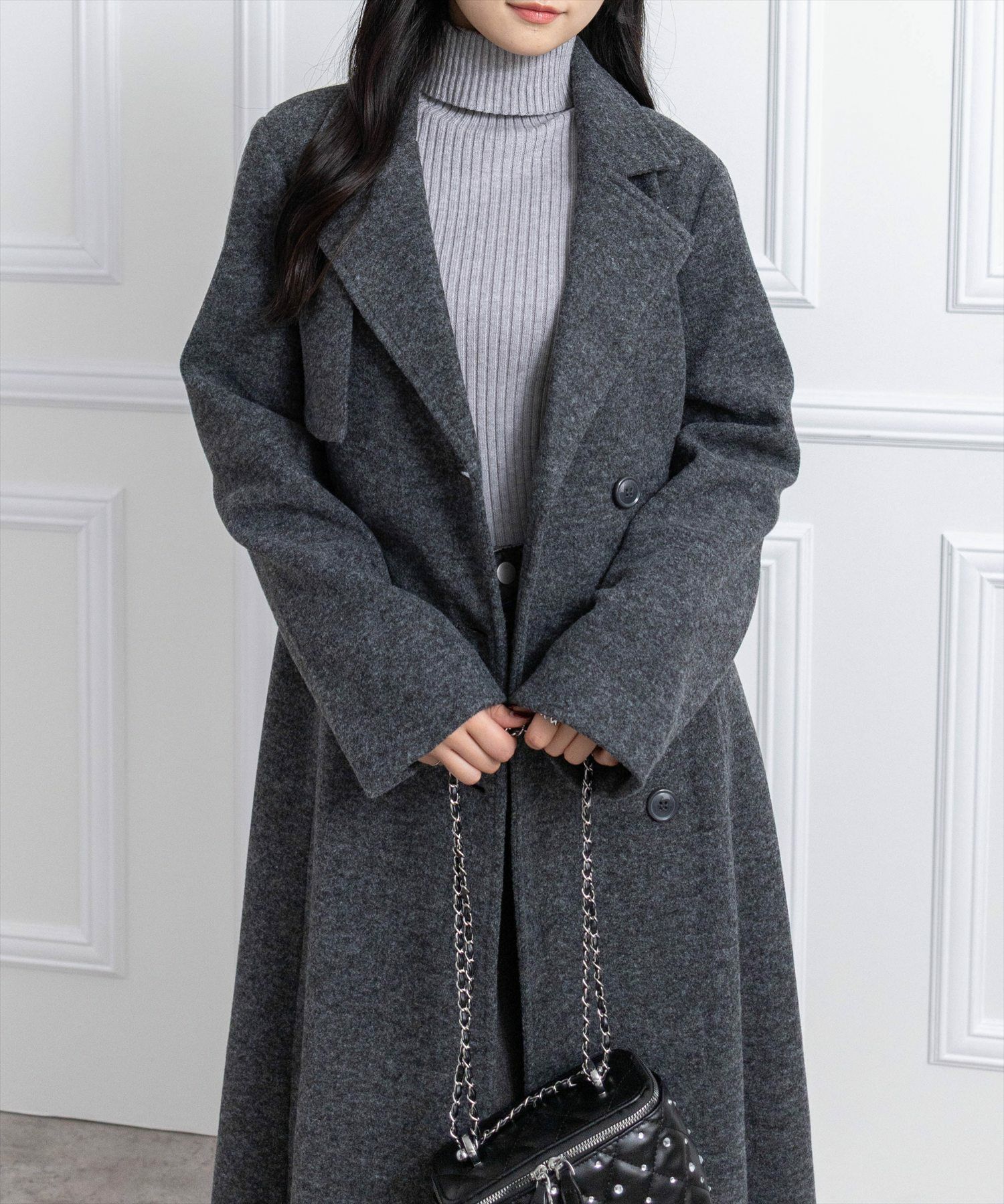 162cm/チャコールグレー