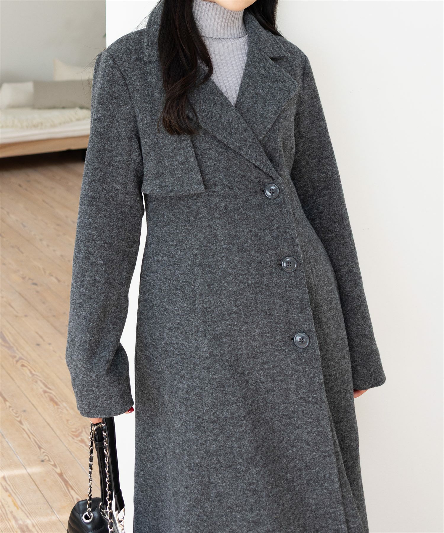 162cm/チャコールグレー