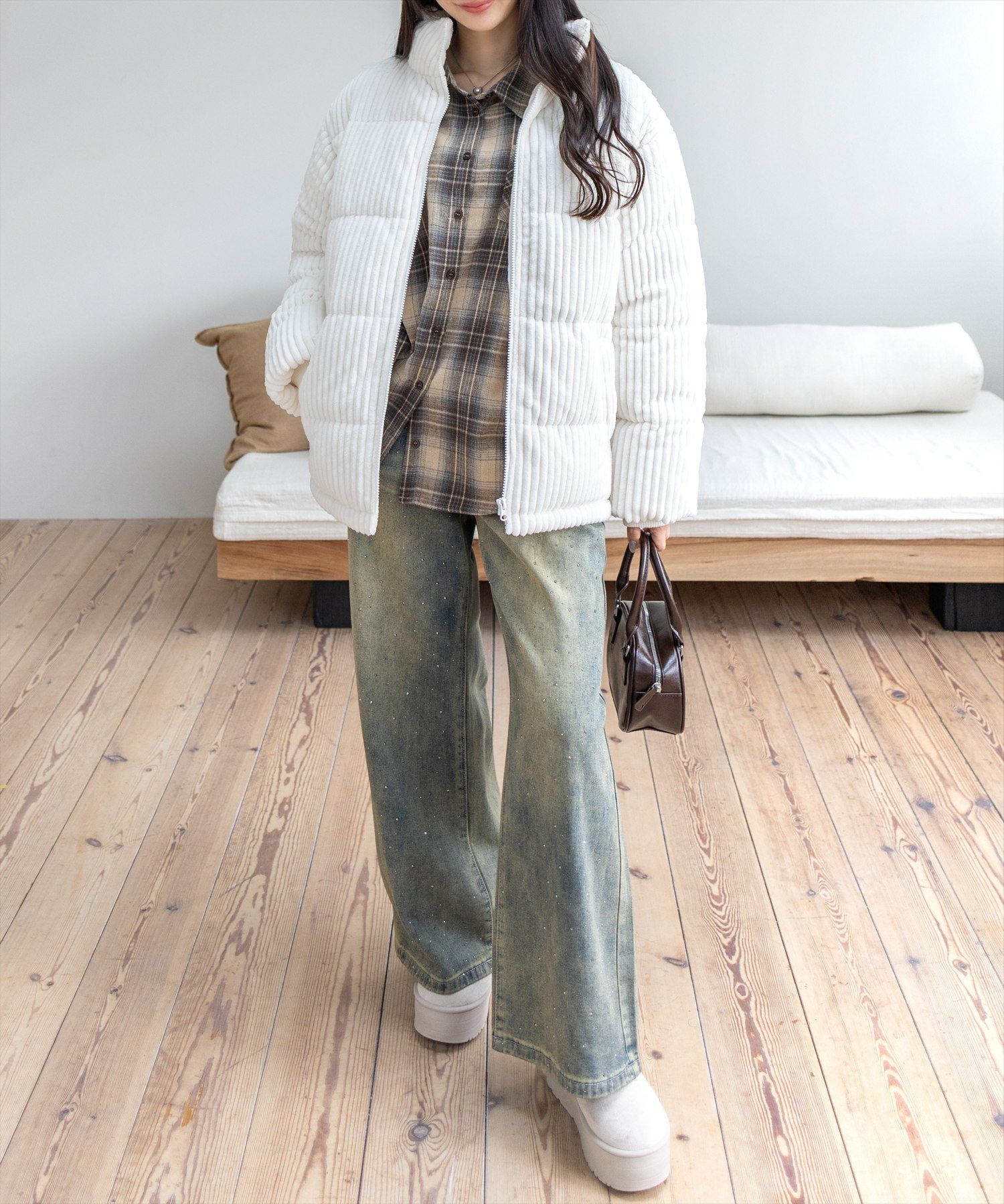 165cm/アイボリー