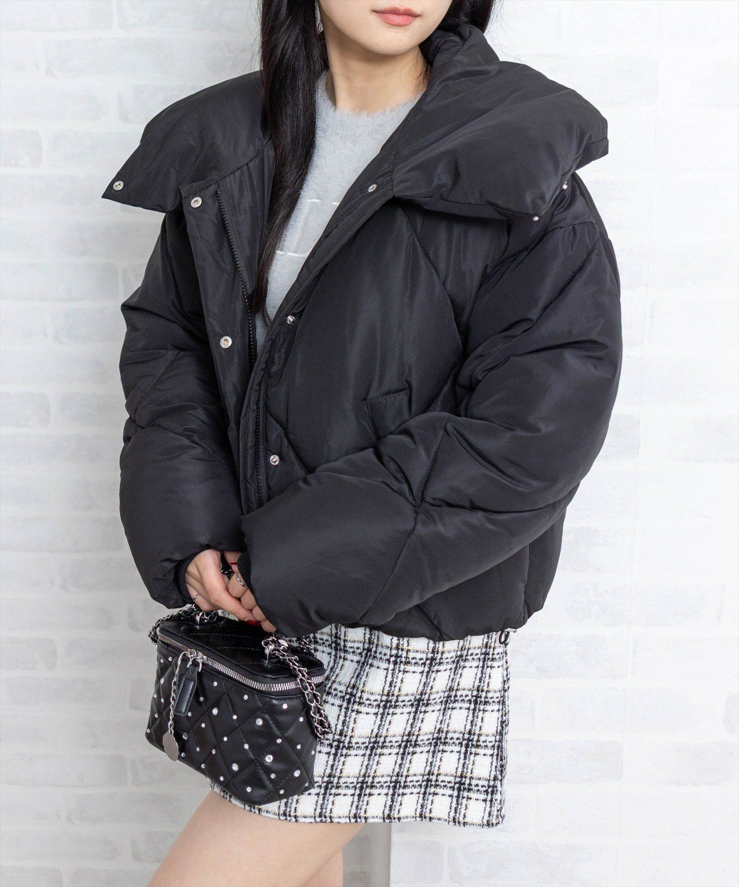 162ｃｍ/ブラック着用