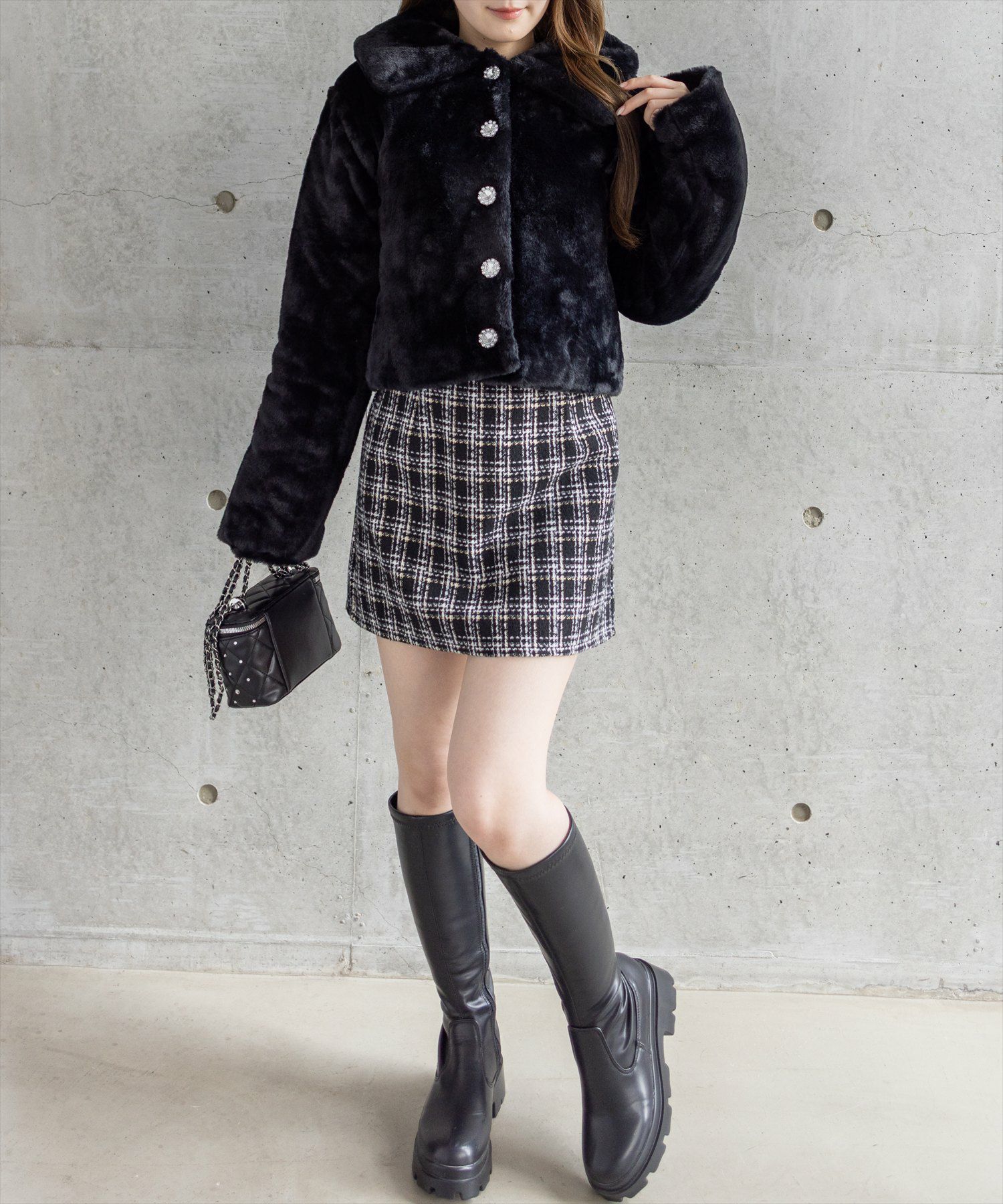 161cm/ブラック