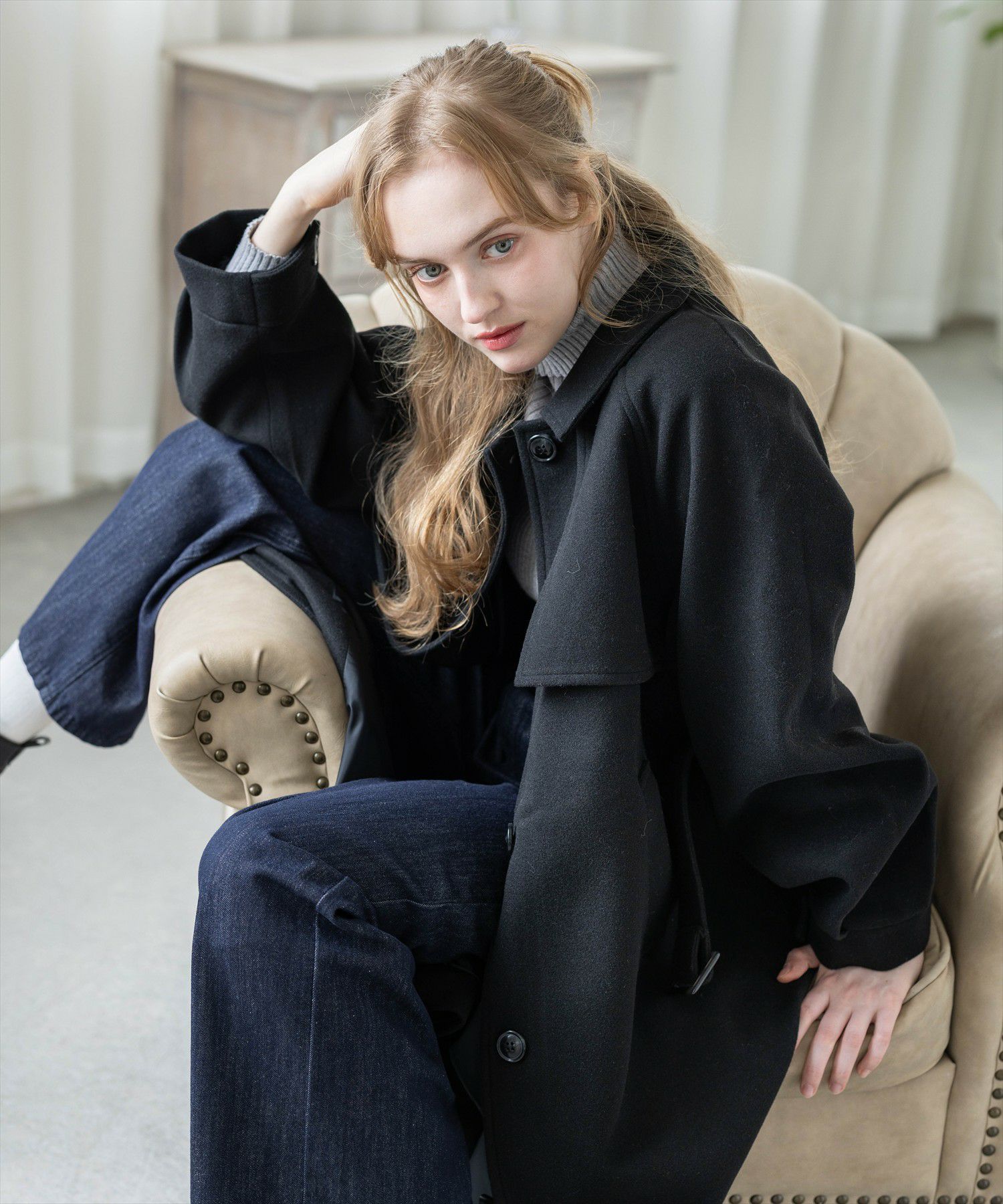 169cm/ブラック着用