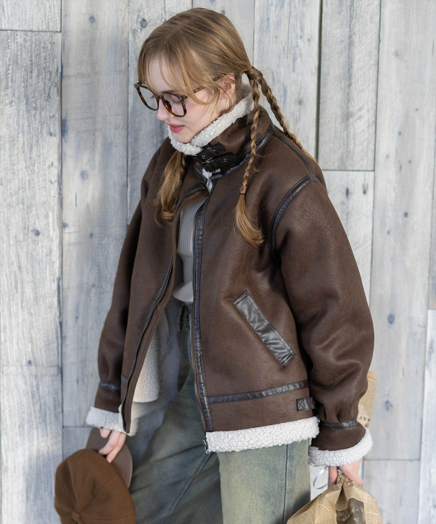 ジャケット・アウター clear clear フェイクファージャケット[CL9063] | レディースファッション