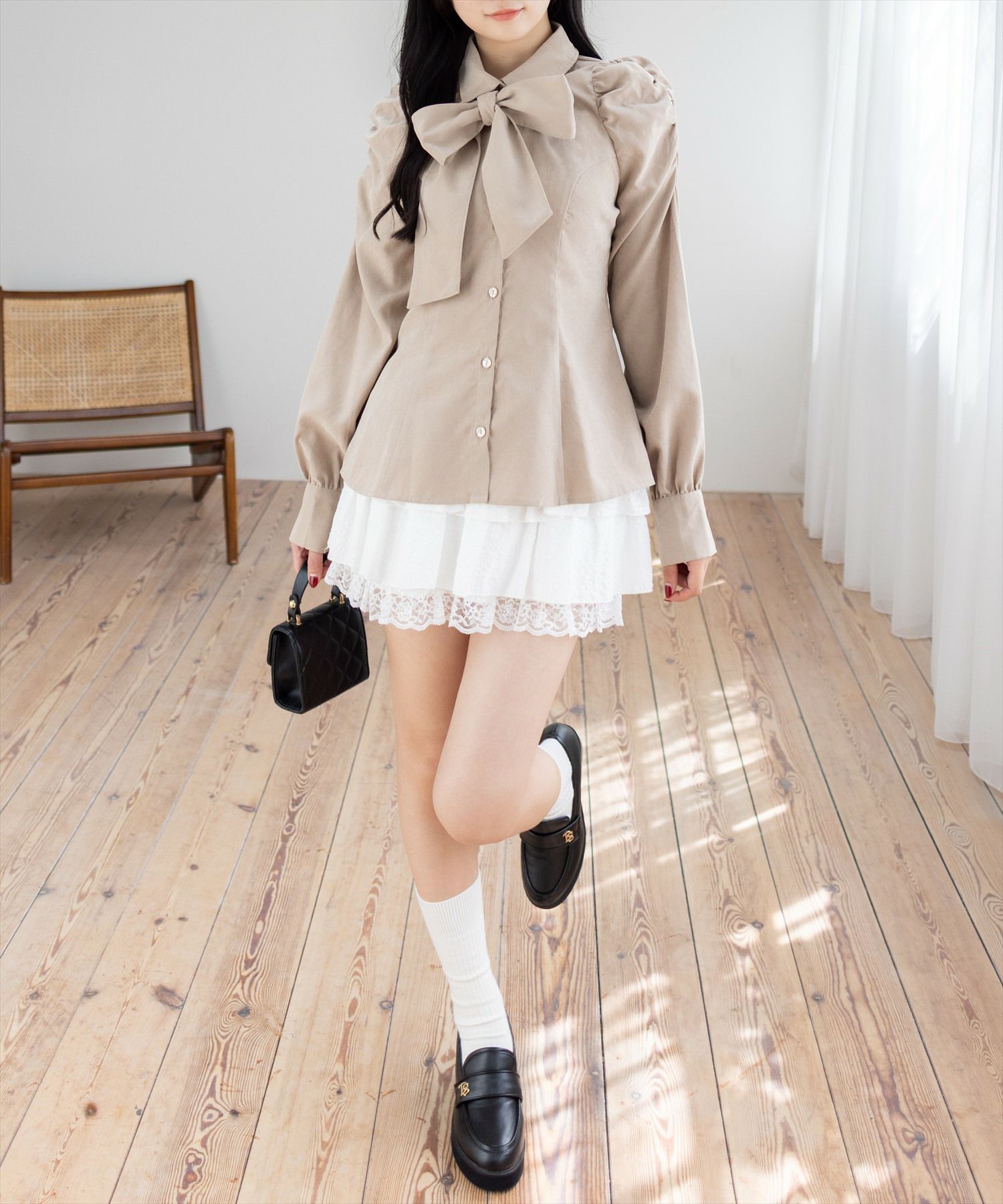 162cm/ベージュ
