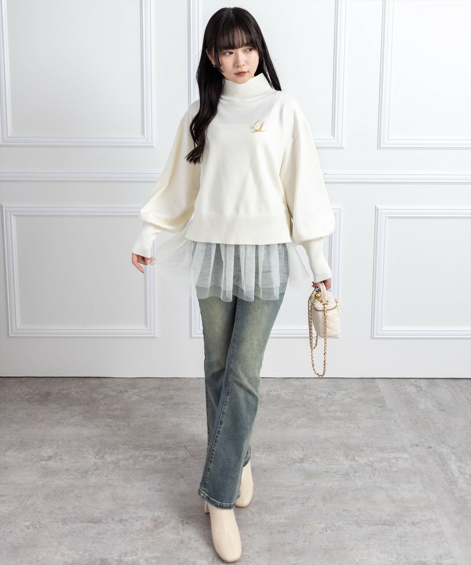 162cm/アイボリー