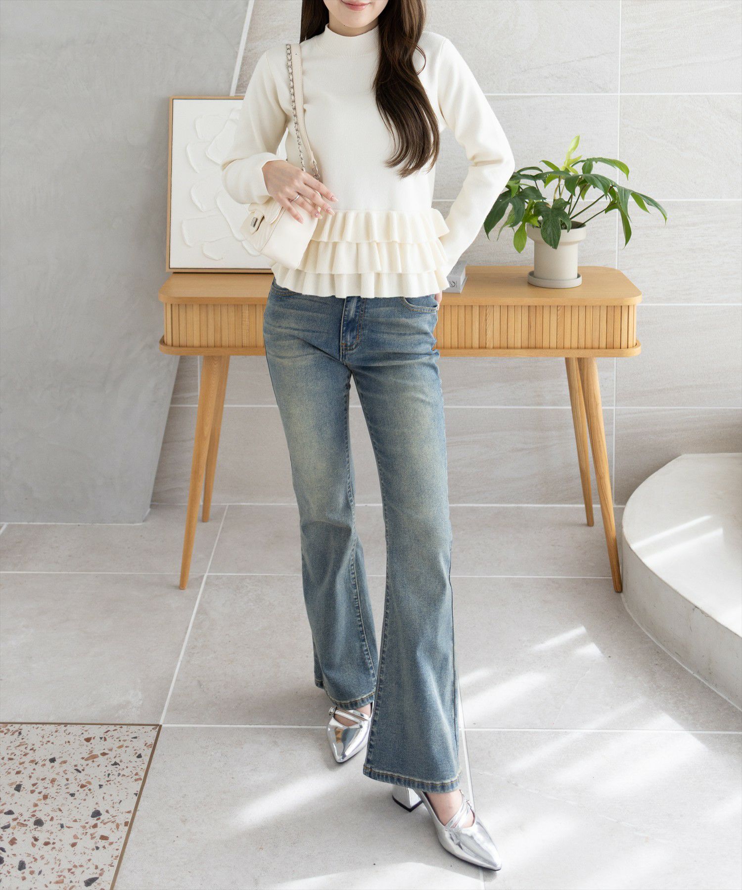 161cm/アイボリー