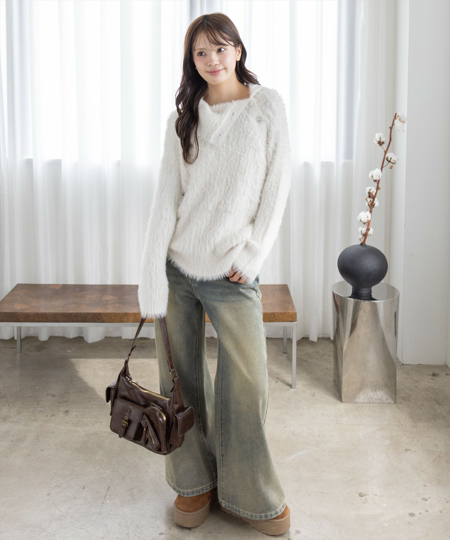 161cm/アイボリー