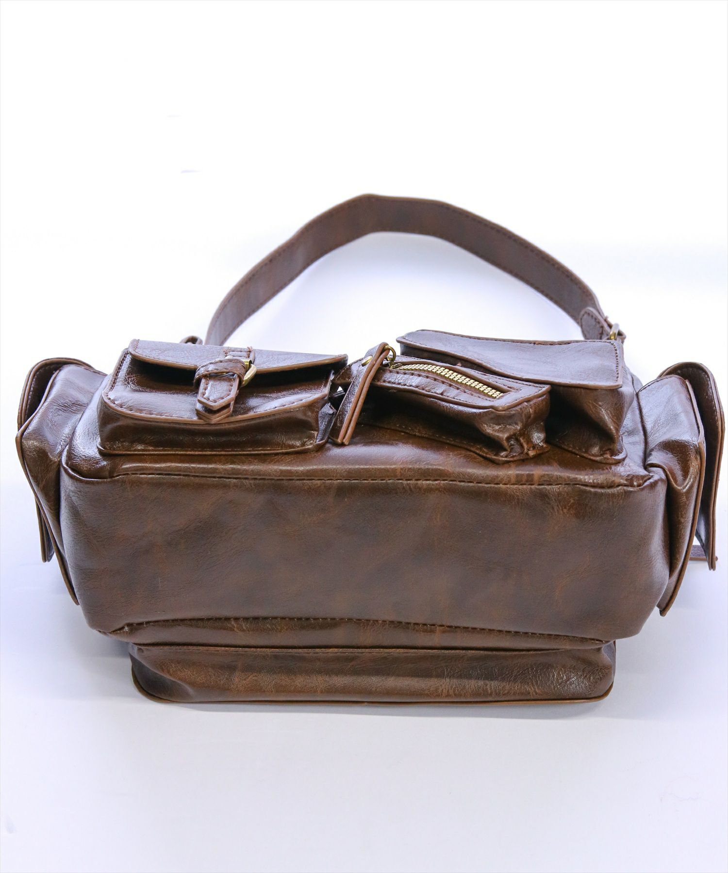 clear≪AW新作≫アウトポケットヴィンテージハンドルバッグ[ZA0051