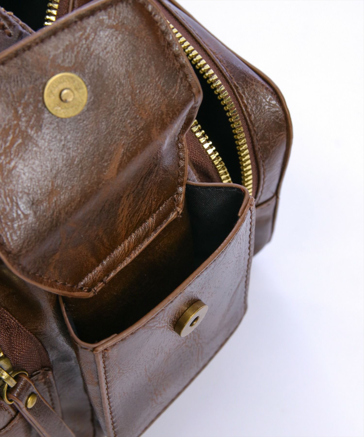 clear≪再入荷≫アウトポケットヴィンテージハンドルバッグ[ZA0051