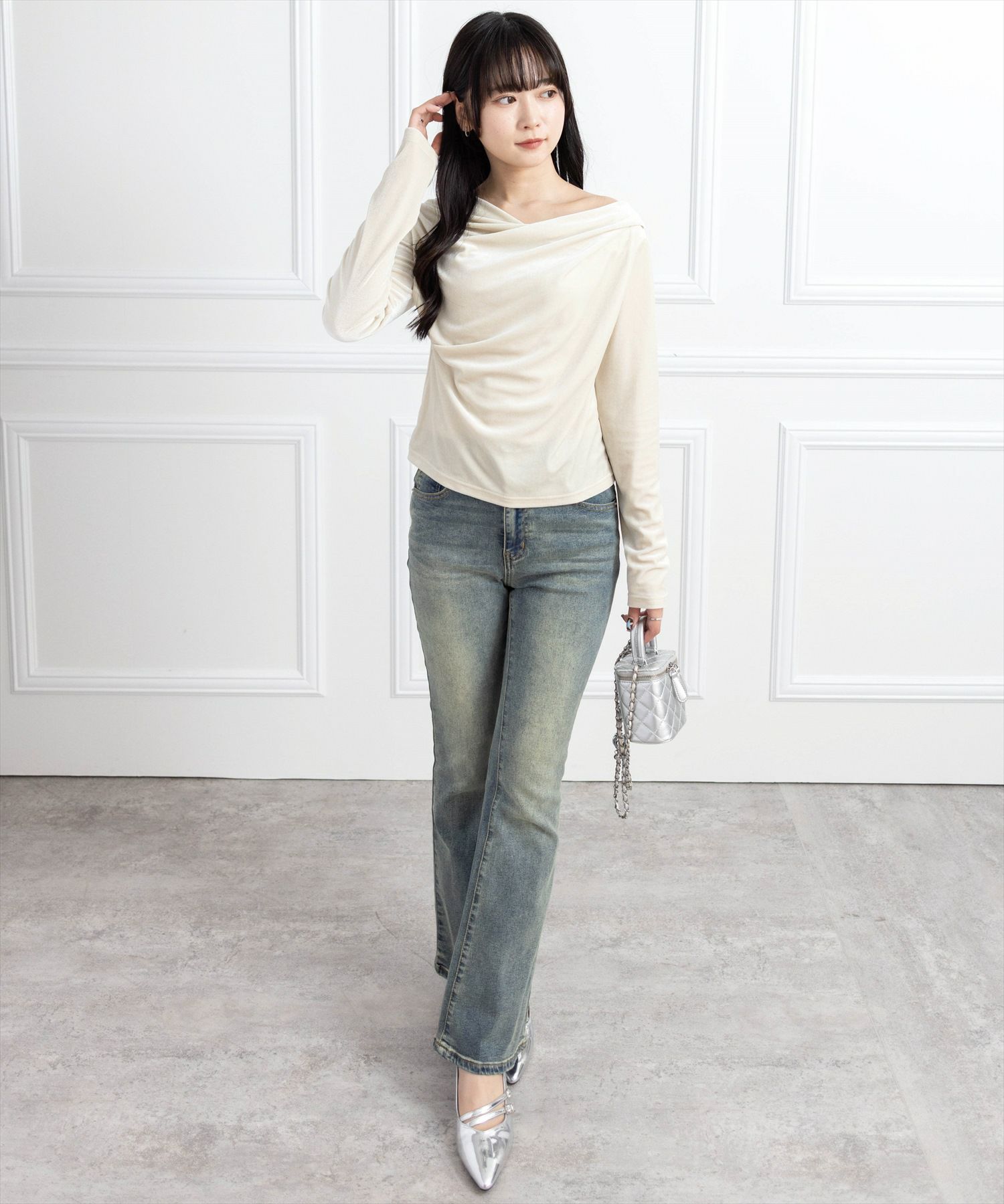 162cm/ライトベージュ